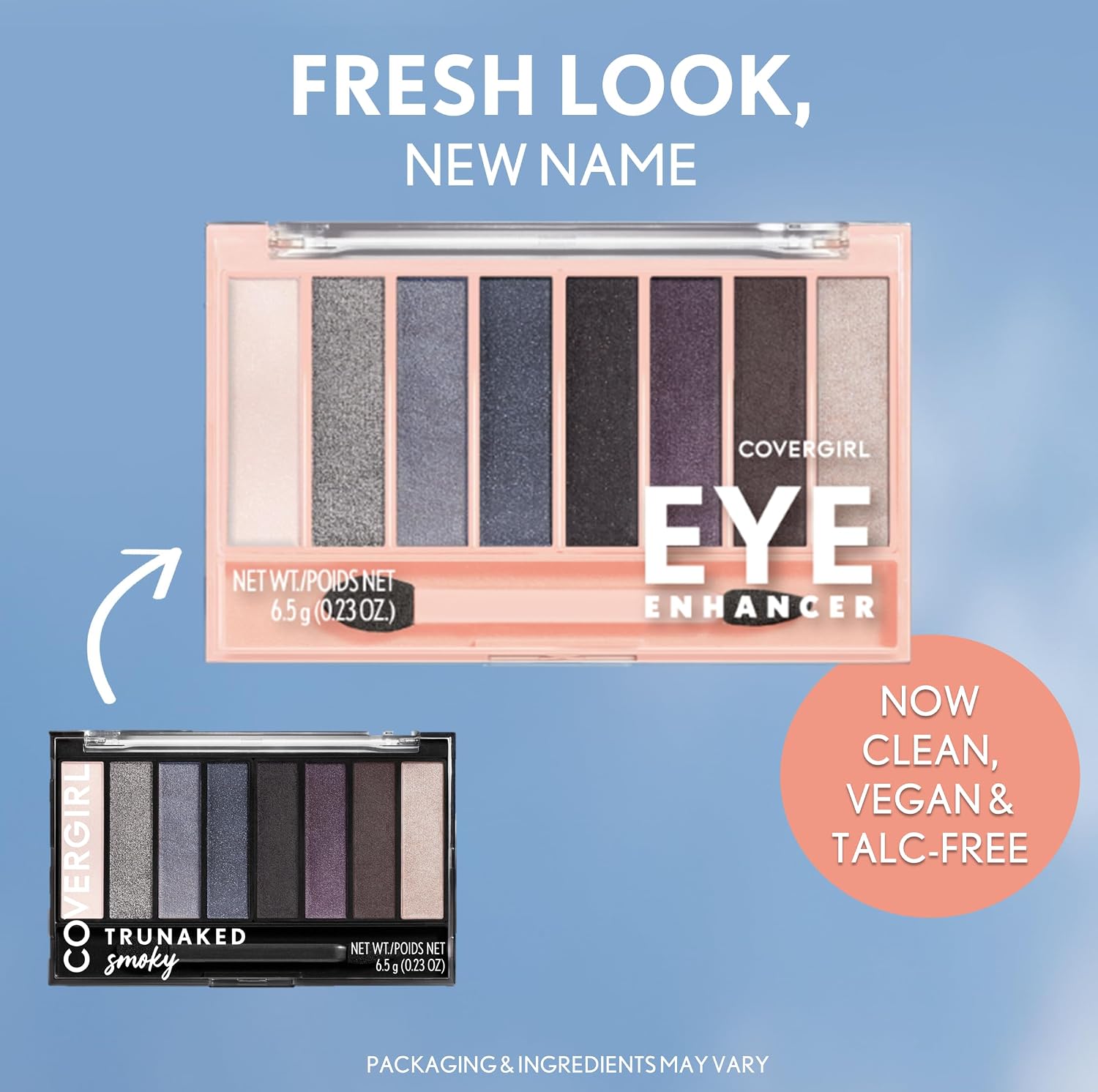 COVERGIRL - Eye Enhancers 1-Kit Eyeshadow, silky, sheer formula, double ended applicator, 100% Cruelty-free
