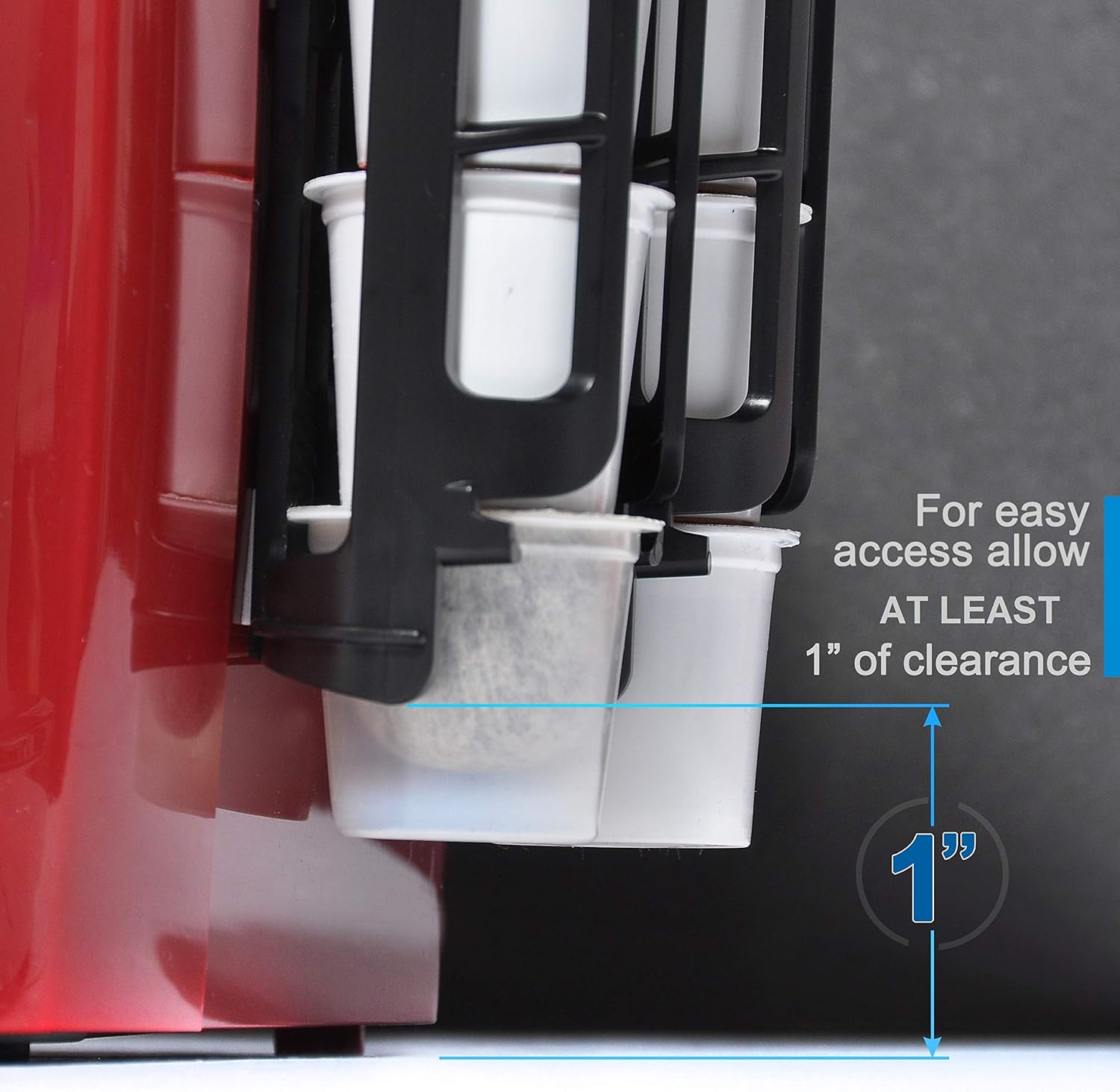 STORAGENIE Coffee Pod Holder for Keurig, Stores 10 Pods