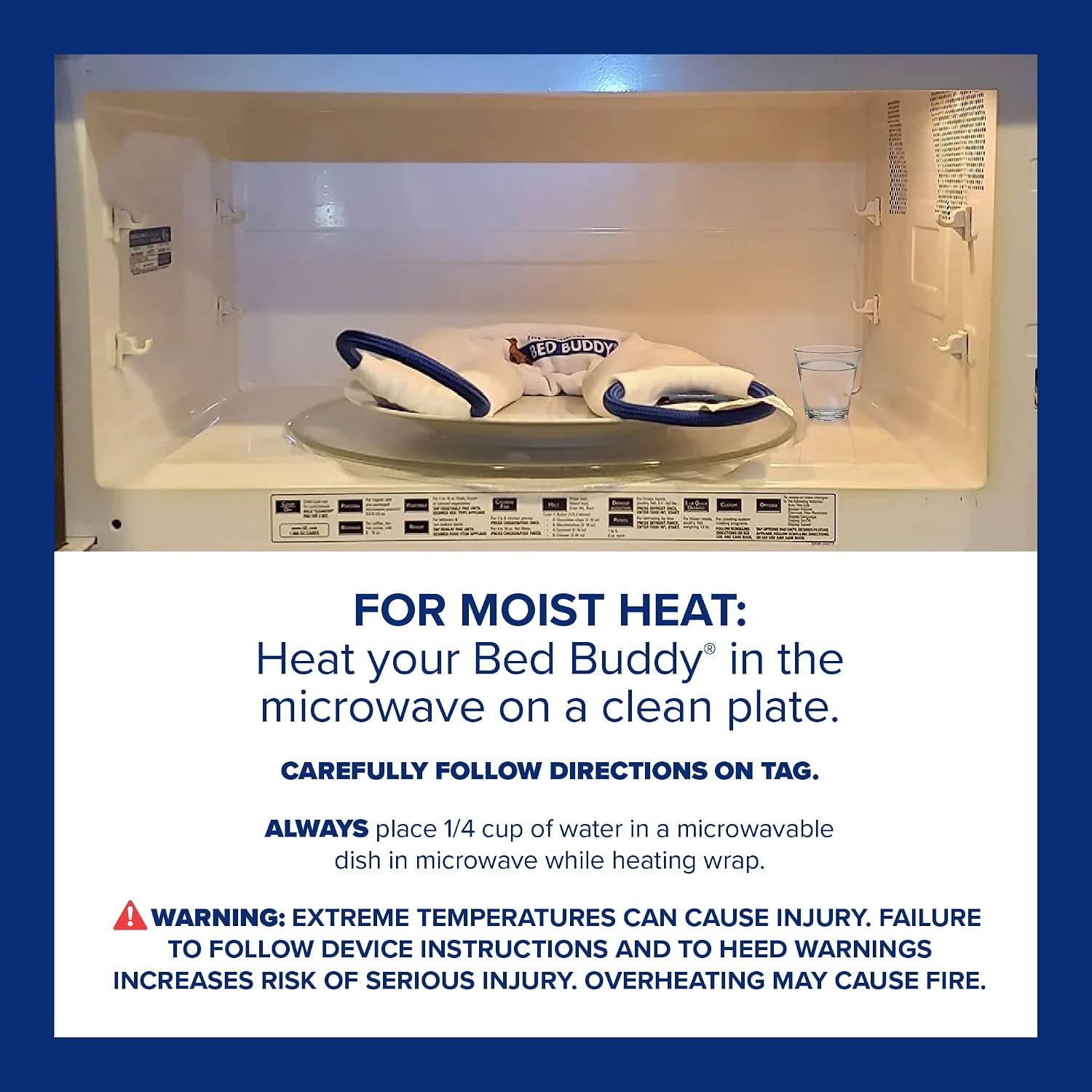 Carex Bed Buddy Heat Pad And Cooling Neck Wrap - Microwave Heating Pad For Sore Muscles - Cold Wrap Pack For Aches and Pain