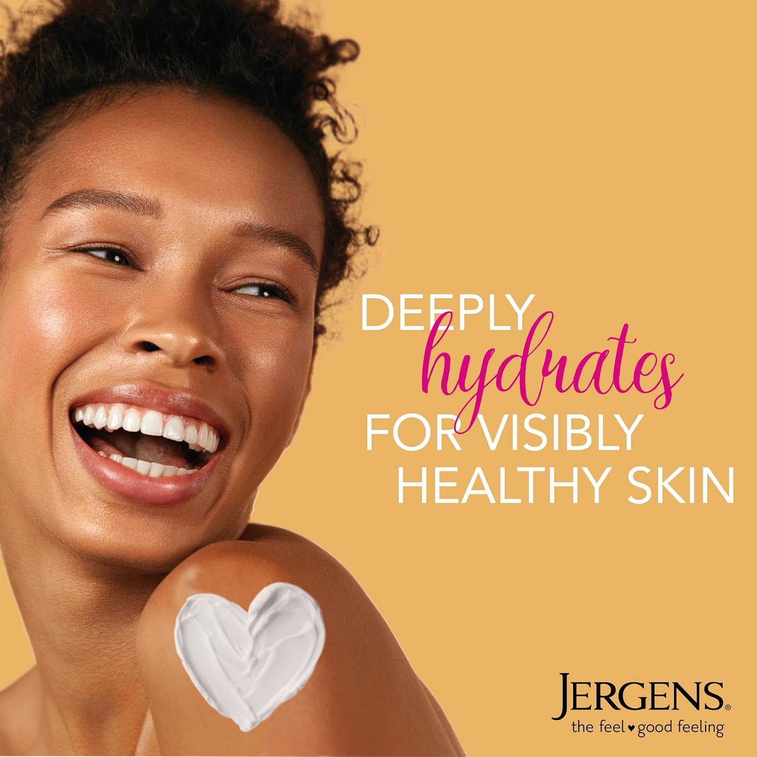 Jergens Nourishing Honey Lotion For Dry Skin, 16.8 fl oz, 4 Pack | Orange Blossom Essence, Nourishing Honey, Long-Lasting Hydration