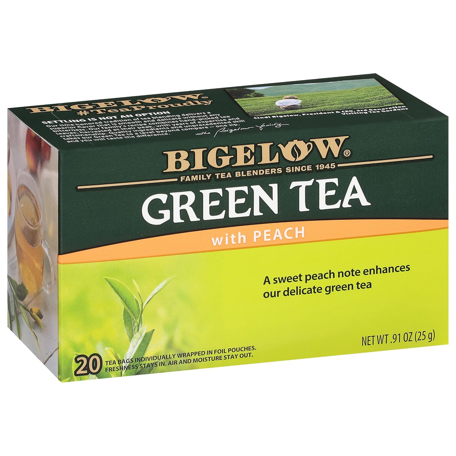 Bigelow Tea Classic Green Tea Bags, 40 Count (Pack of 6)