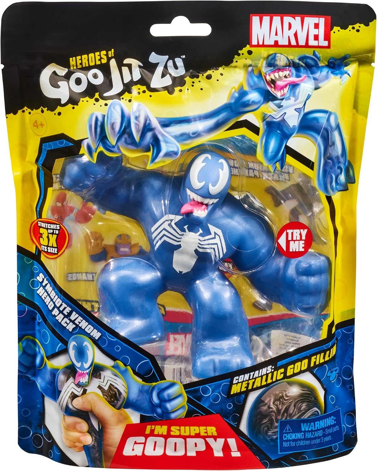 Heroes of Goo Jit Zu Licensed Marvel Hero Pack - Spider-Man, Multicolor (41054)