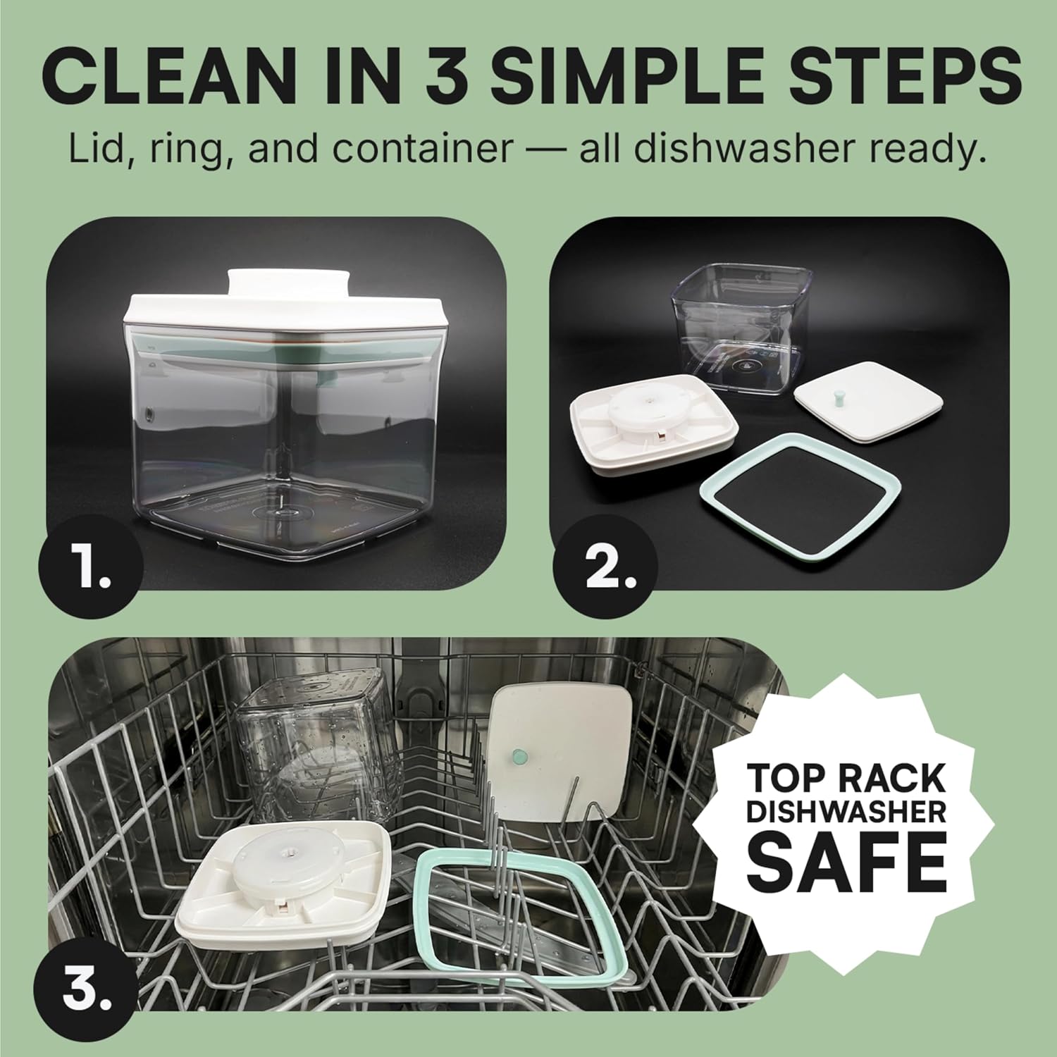 Bop Top Airtight Food Storage Containers | Pop-Top Lid | 16.5 Cups / 135 Oz