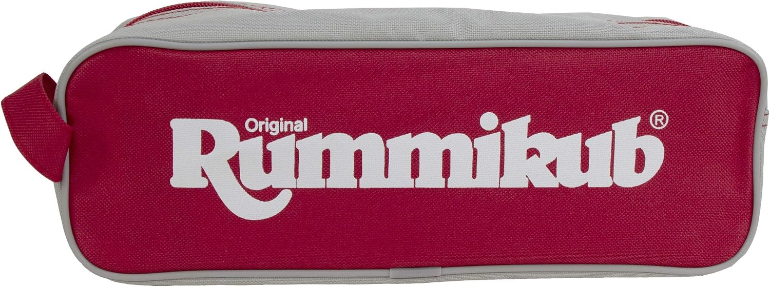 Rummikub - The Complete Original Game With Full-Size Racks and Tiles in a Durable Canvas Storage/Travel Case by Pressman - Amazon Exclusive