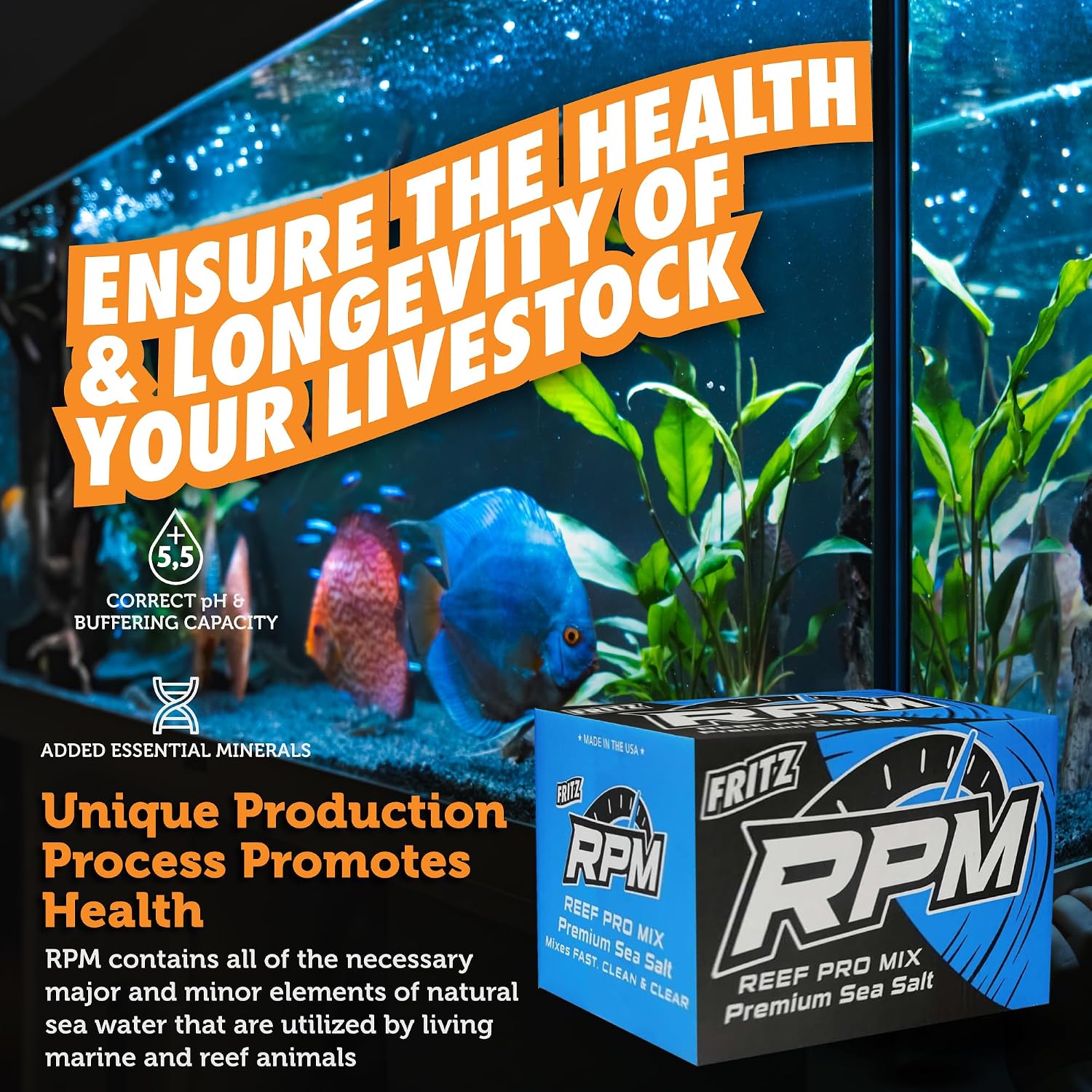 Fritz Aquatics 80243 Reef Pro Mix Complete Marine Salt, 200 Gallon
