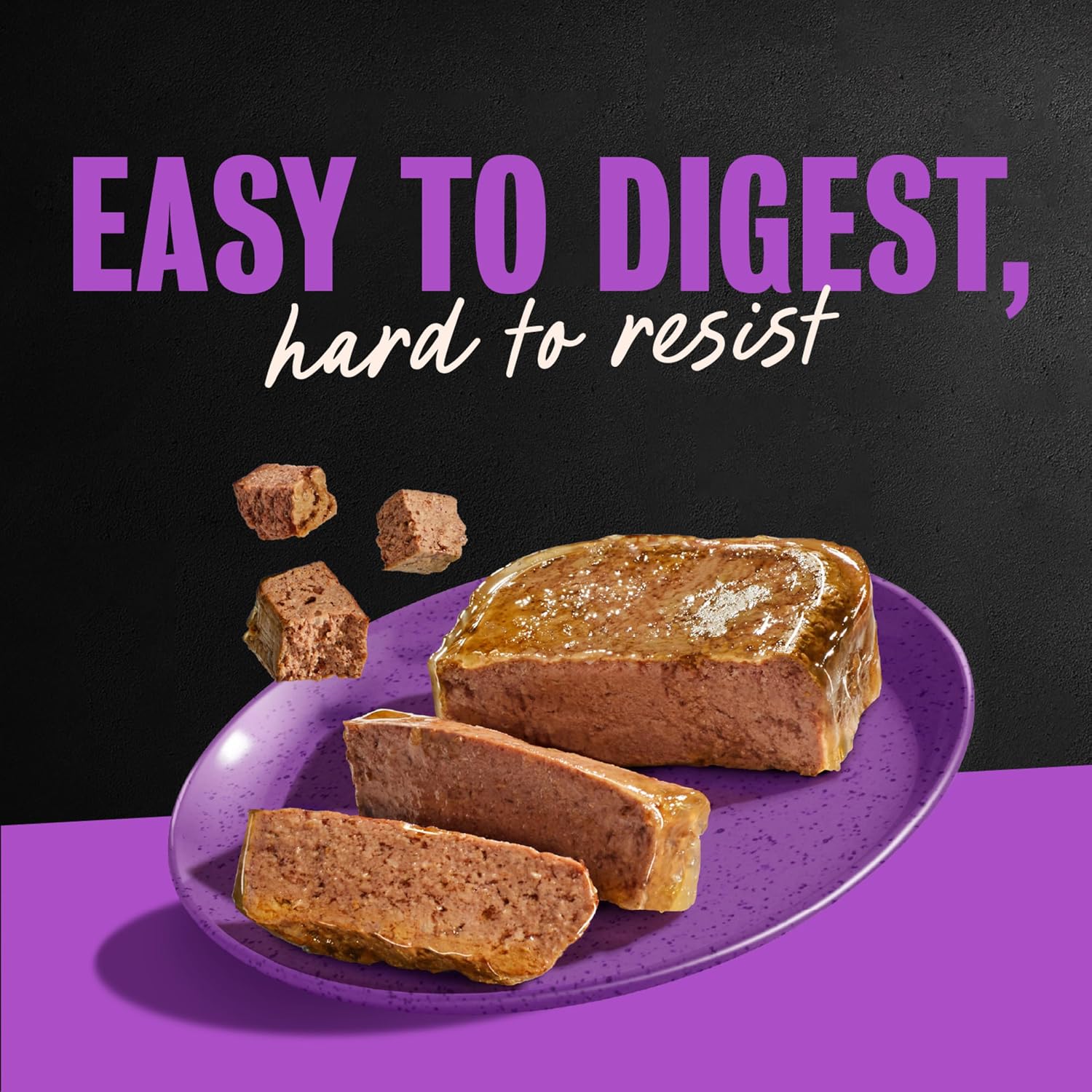 Cesar Classic Loaf Wet Dog Food, Meaty Selects, 3.5 oz, 12 Count, 2-Pack | Made in USA, Filet Mignon & Porterhouse Steak flavors, real beef #1 ingredient, no artificial flavors, easy peel trays