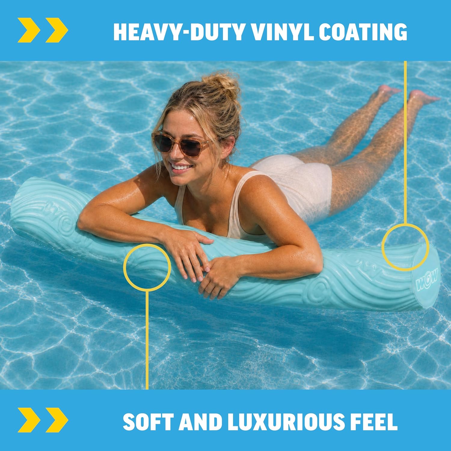 World of Watersports First Class Foam Pool Noodles for Swimming and Floating, Pool Floats, Lake Floats