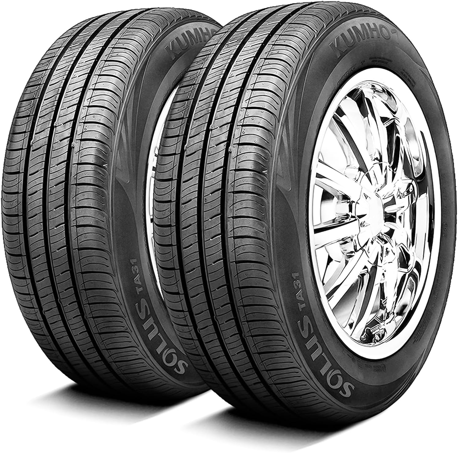 Kumho Solus TA31 All-Season Tire - 215/55R17 94V | Passenger Performance All Season Traction 94V Rated Standard Load Radial Construction Black Sidewall Tire