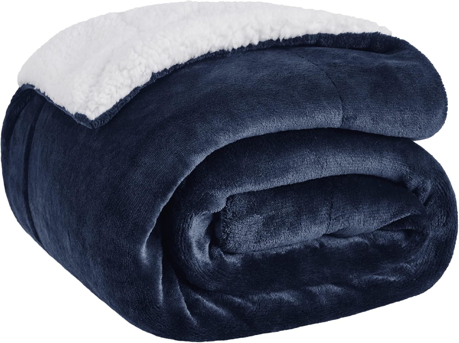 Bedsure GentleSoft Sherpa Fleece Throw Blanket for Couch, Non-Heated, Thick & Warm Cozy Blanket for Winter Fall, Soft Fuzzy Plush Throw Gifts for Women and Men, Grey, 50x60 Inches