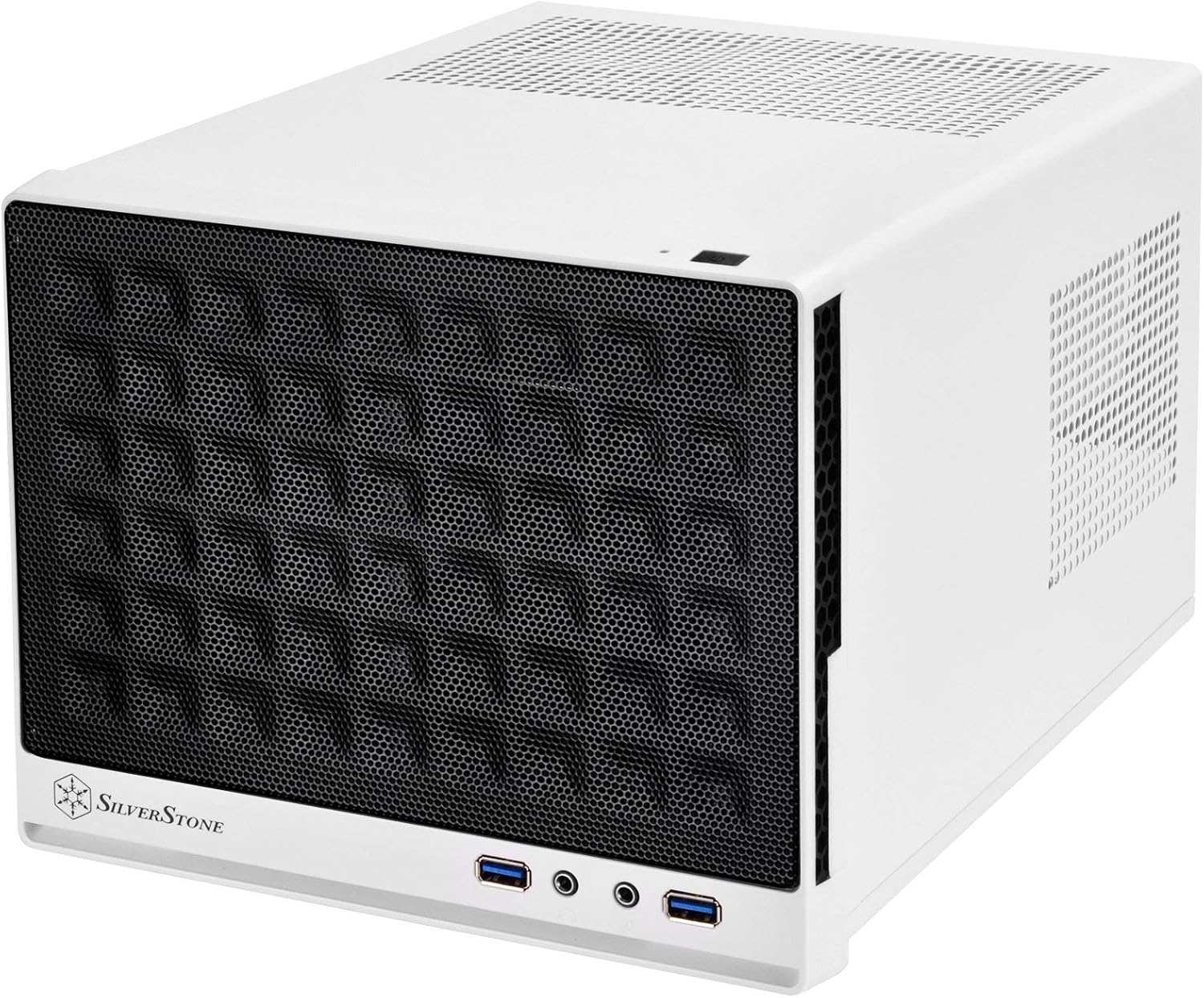 Silverstone Computer Case with Mesh Front Panel,Black (SG13B)