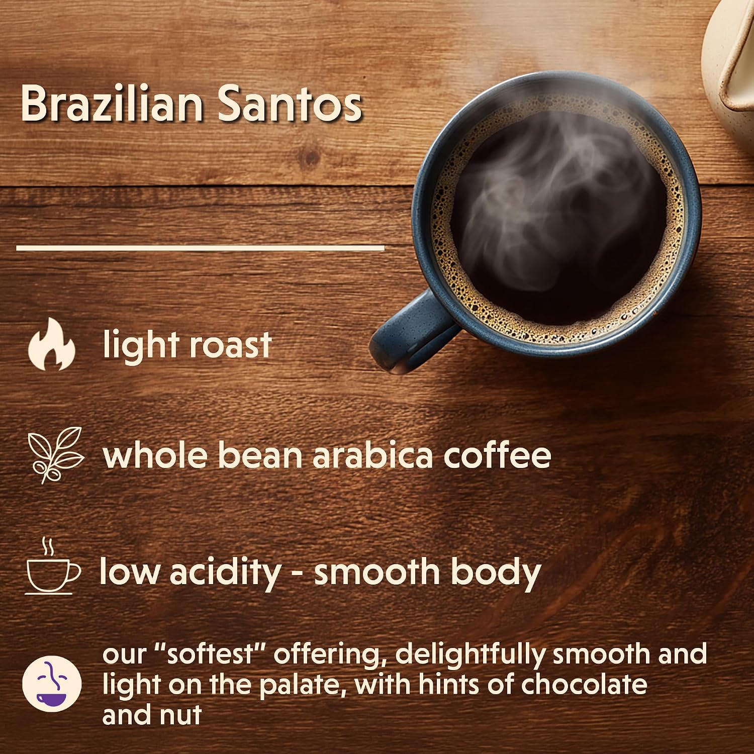 Coffee Bean Direct French Roast Colombian Supremo, Whole Bean, 1lb Bag | Dark Roast, Single Origin Arabica Coffee Beans