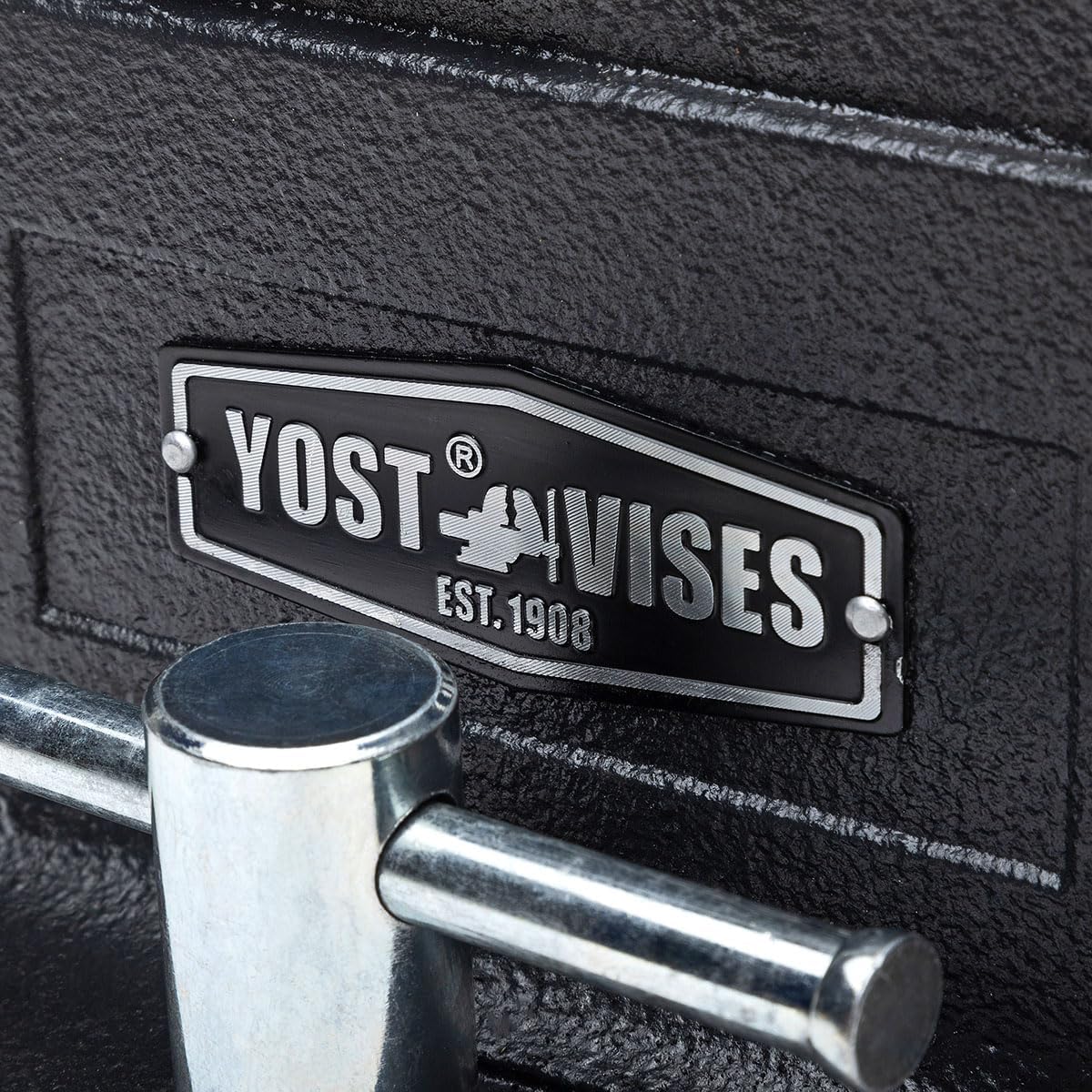Yost Vises LV-4 Homeowner's Vise | 4.5 Inch Jaw Width with a 3 Inch Jaw Opening Home Vise | Secure Grip with Swivel Base | Blue