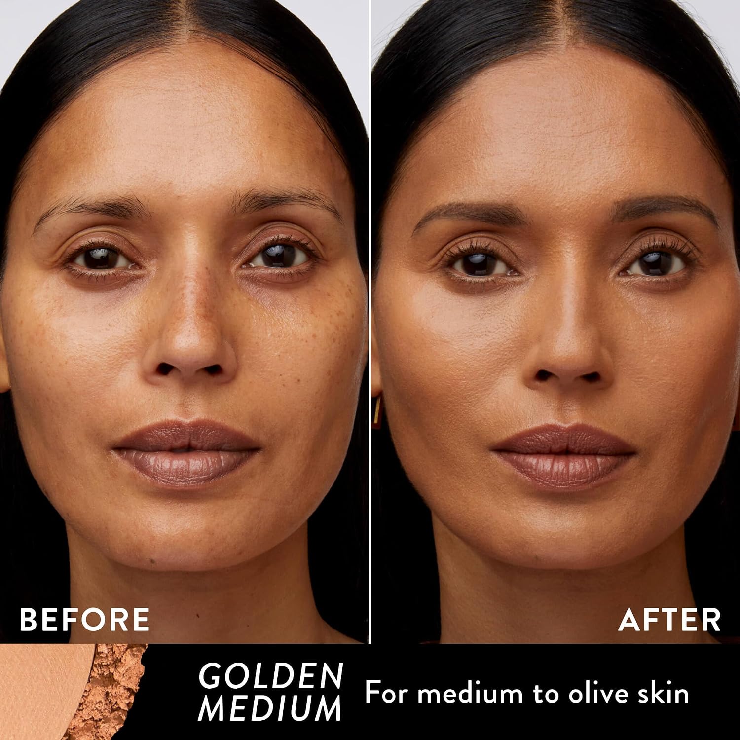 LAURA GELLER Baked Double Take Powder Foundation, Matte Finish – Fair