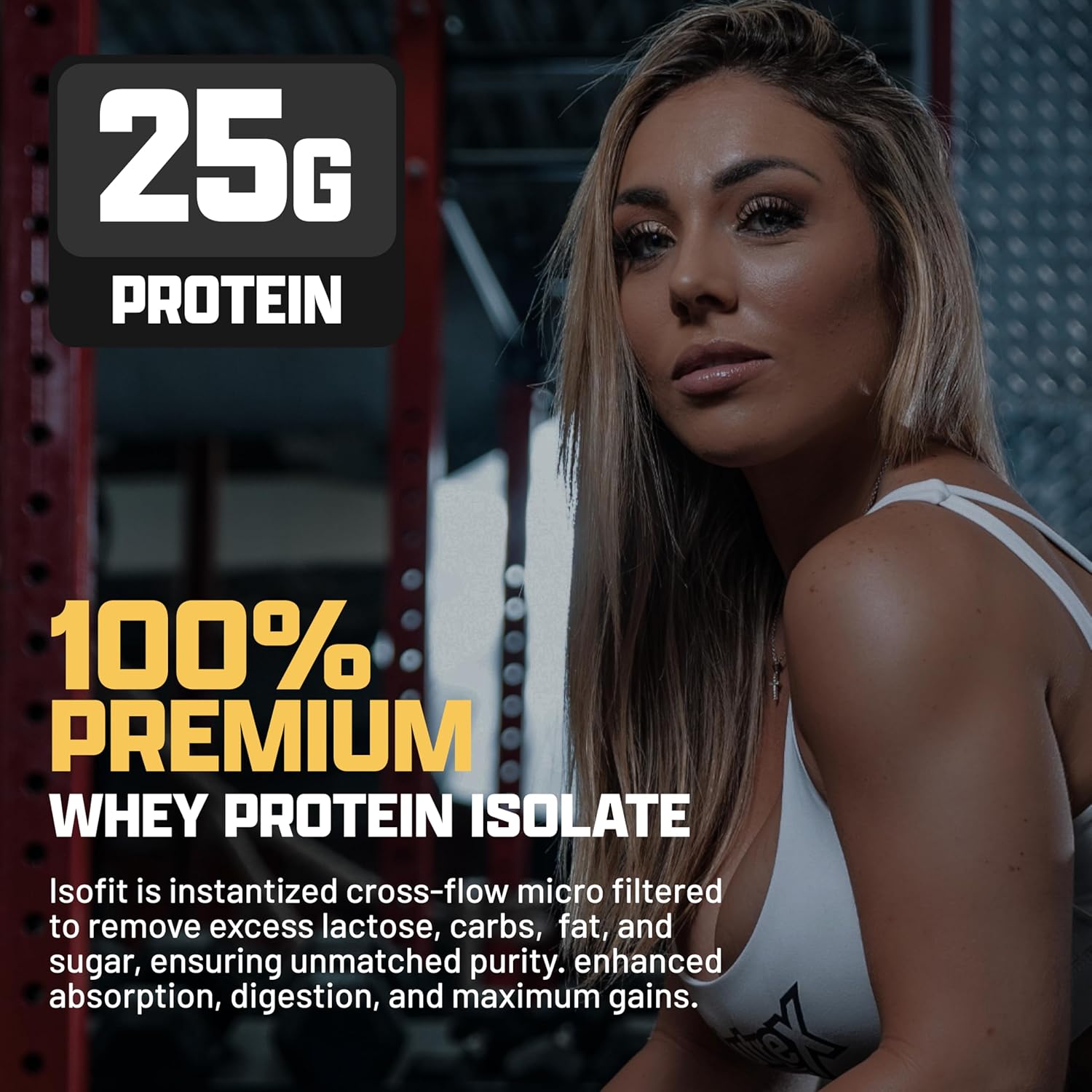 Nutrex Research IsoFit Chocolate Whey Isolate Protein Powder 100% Whey Protein Isolate | Muscle Recovery, Naturally High EAAs | Fast Absorbing, Easy Digestion | (Chocolate Shake 2lbs 30 Servings)