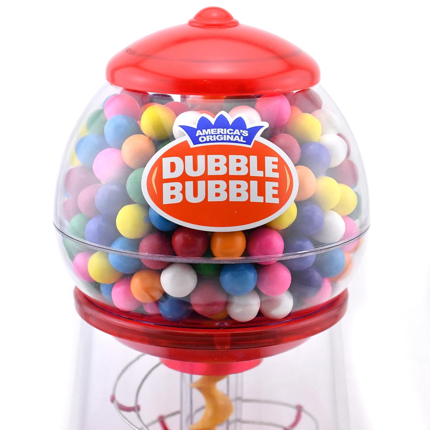 Dubble Bubble Gumball Machine Refill Carton - Bulk Bubblegum Balls - .625 Inch Assorted Gumballs for Small Mini Candy Dispenser - 20 Ounce