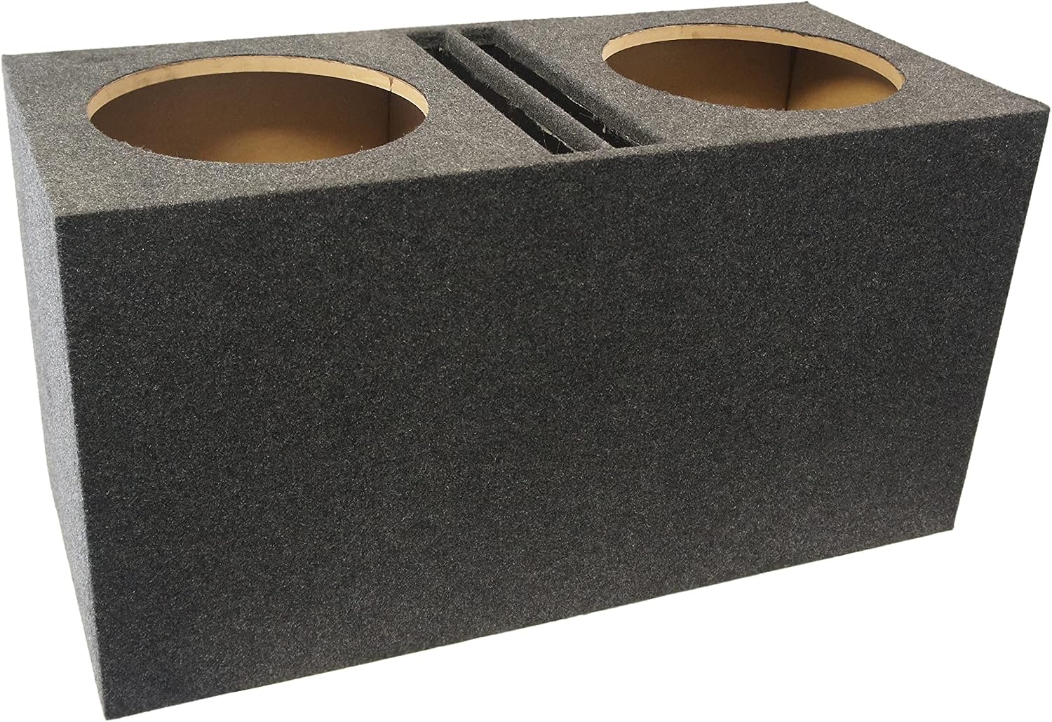 Dual 15" Inch Ported Sub Box SPL Bass Labyrinth Vent Subwoofer Enclosure | Competition low-end punch, holds 2 large drivers