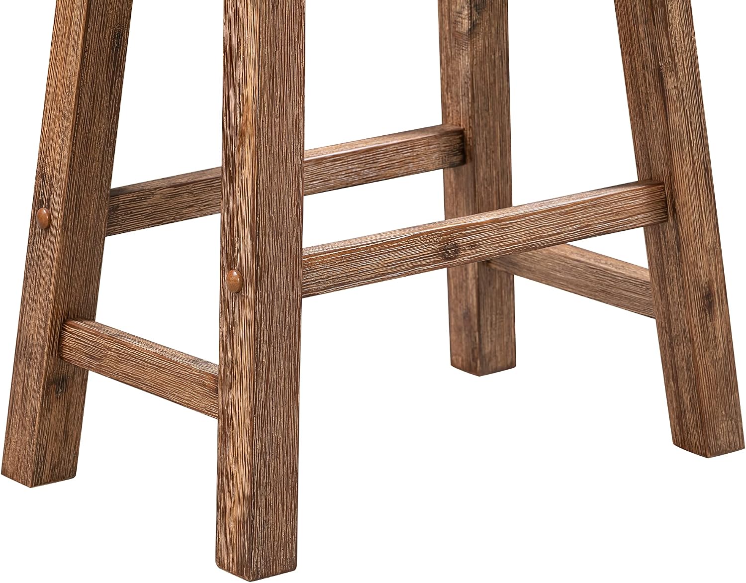 Boraam Sonoma Saddle Stool, Chestnut