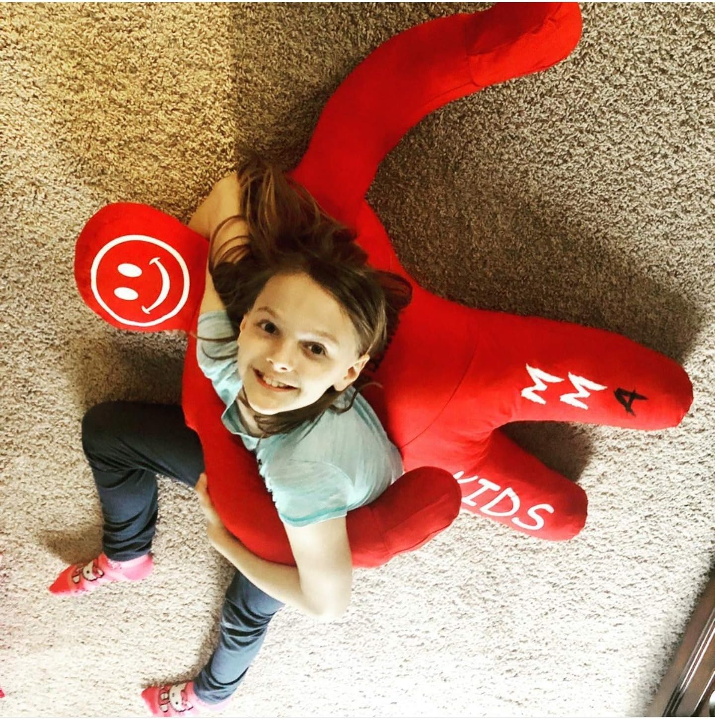 Hawk Sports HWK Kids Grappling Dummy & Baby Wrestling Dummy for Kids Lightweight Life-Size Training Model with Moveable Limbs for MMA, Jiu Jitsu, Judo