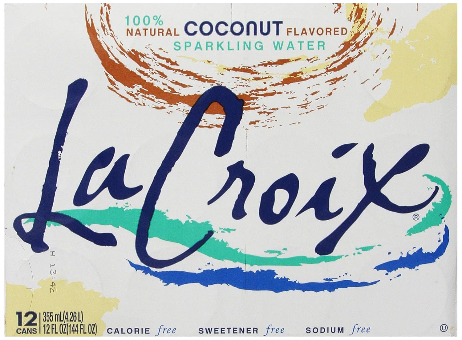 LaCroix Sparkling Water | Pineapple Coconut Flavor | 8-Pack | Naturally Essenced, Zero Calorie, Sodium Free | 12 Fl Oz Cans