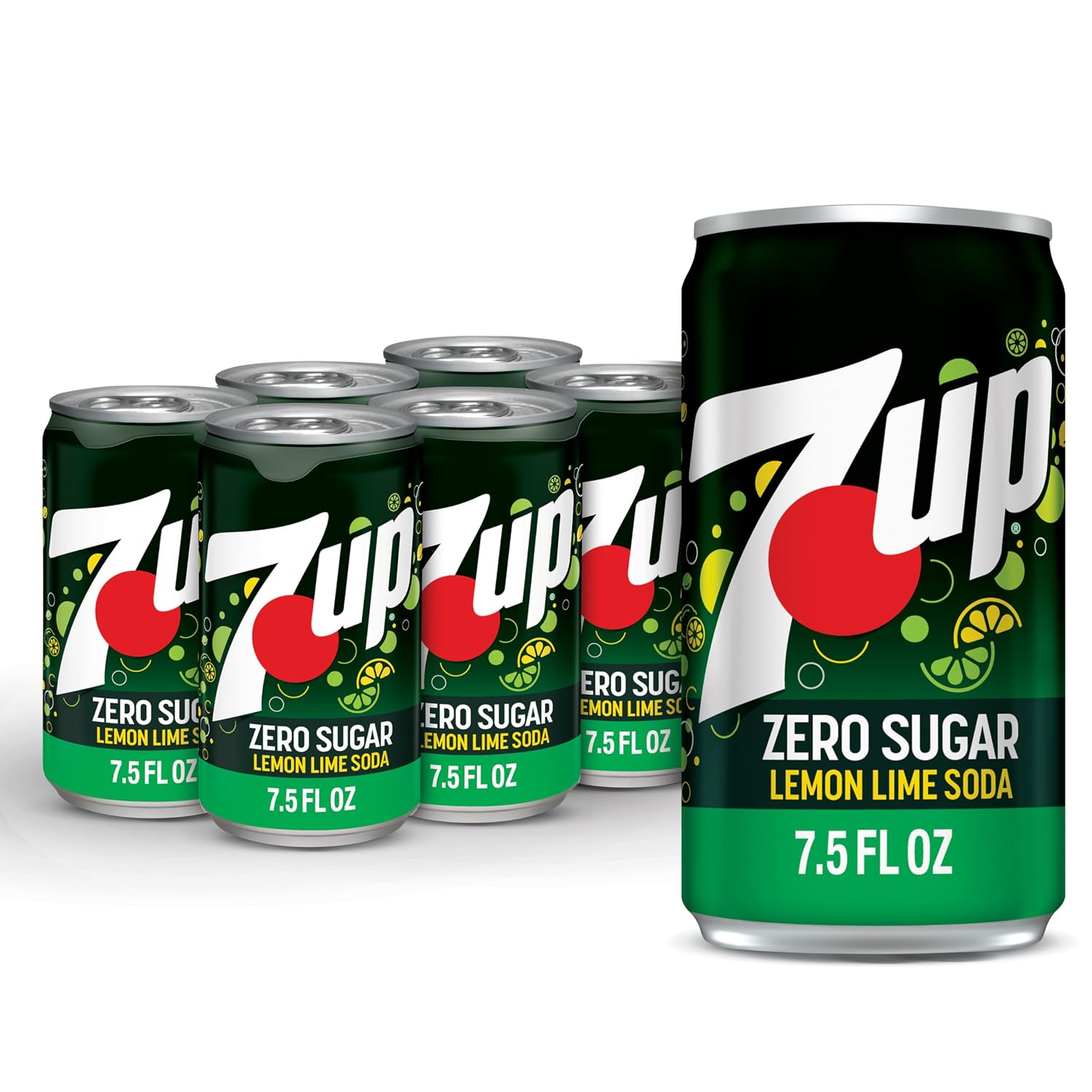 7UP Lemon Lime Soda, Naturally Flavored and Caffeine Free, 2 Liter Bottle