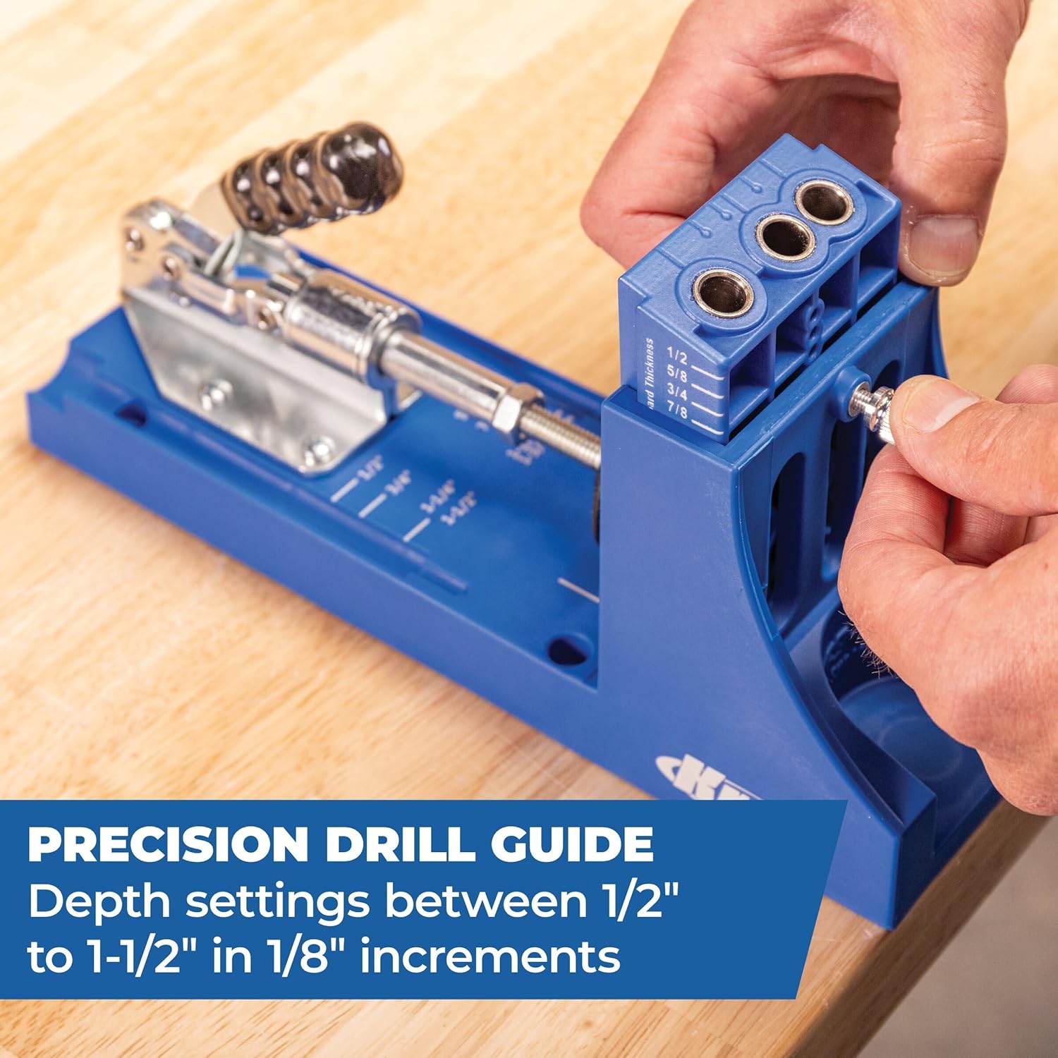 Kreg K4 System - With R3 Jig, Drilling Guide & Dust Collection - Adjustable