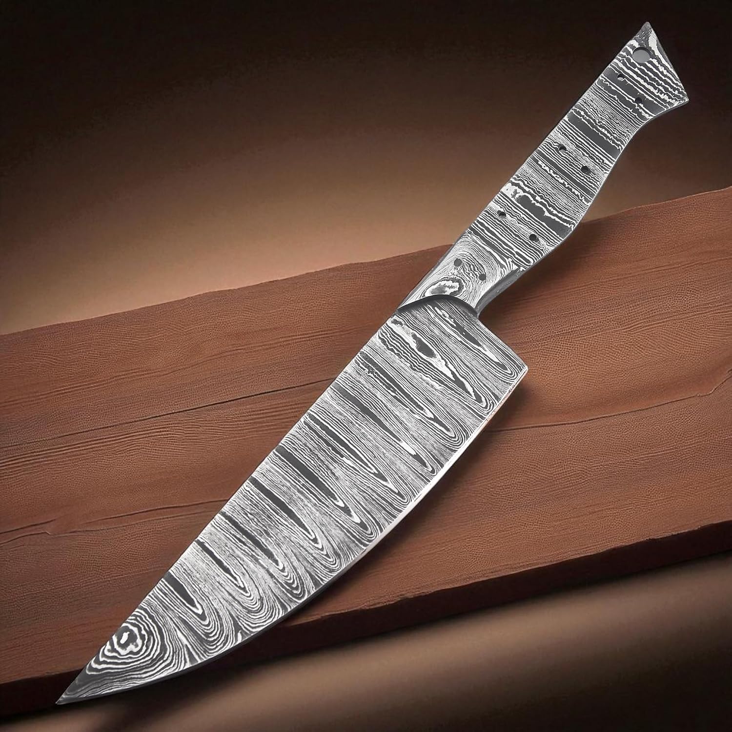 Poshland BBC-664 Custom Handmade Damascus Steel 8 Inches Chef blank Blade, kitchen blank blade