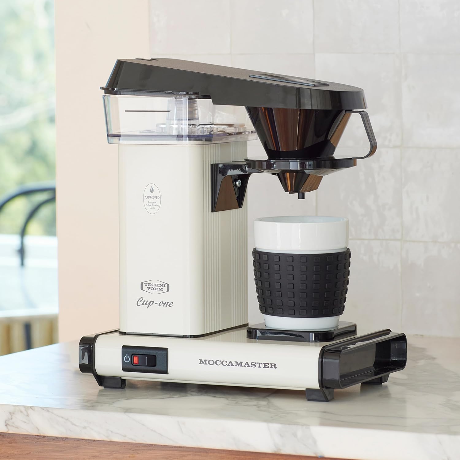 Technivorm Moccamaster 69212 Cup One, One-Cup Coffee Maker 10 Ounce Polished Silver