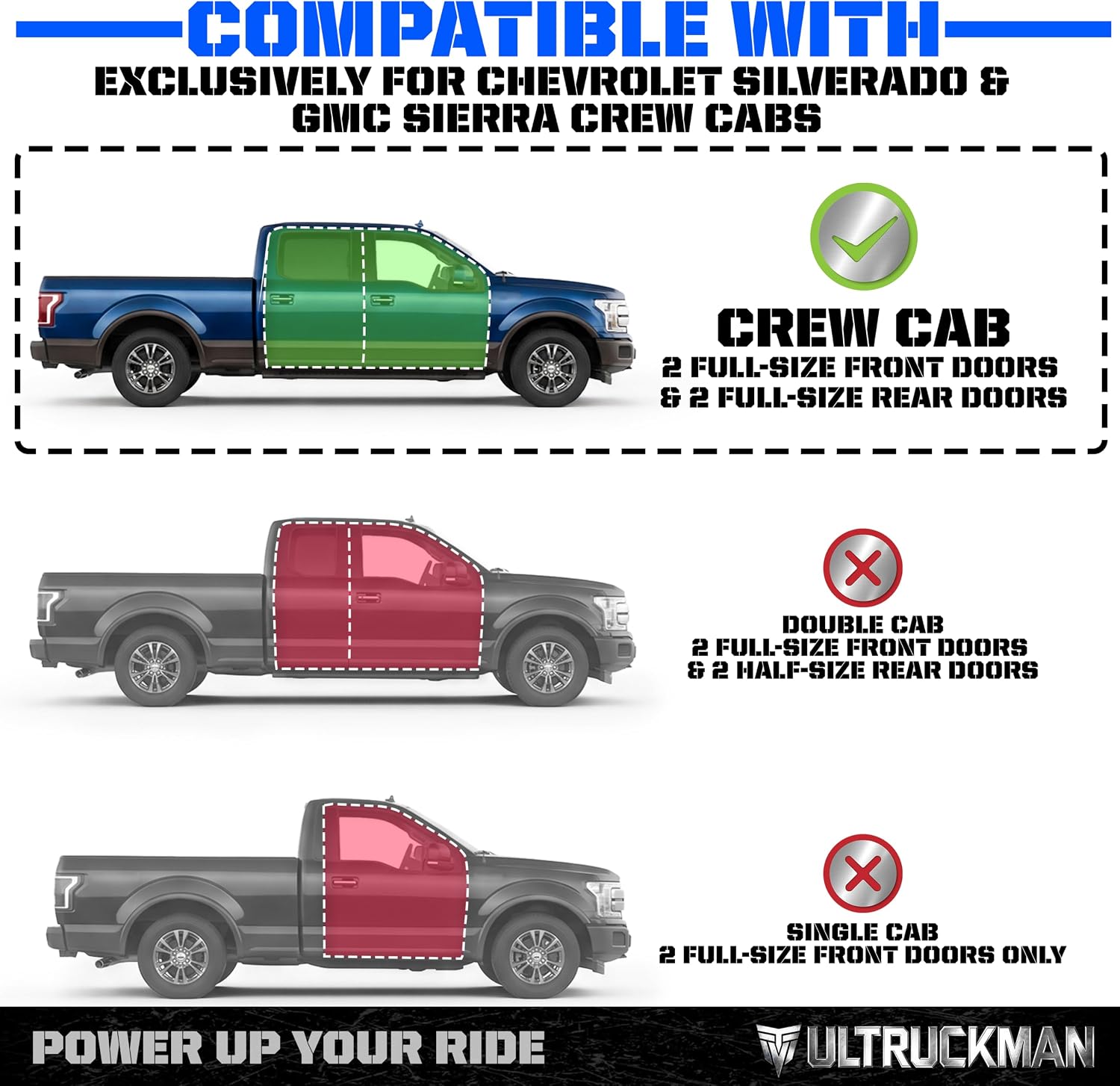 Under Seat Storage Box for F-150 Crew Cab & Super Duty 2015-2026 | Foam-cut for long gear. Hidden. Waterproof. No-drill. ULTRUCKMAN — Built for the Haul.