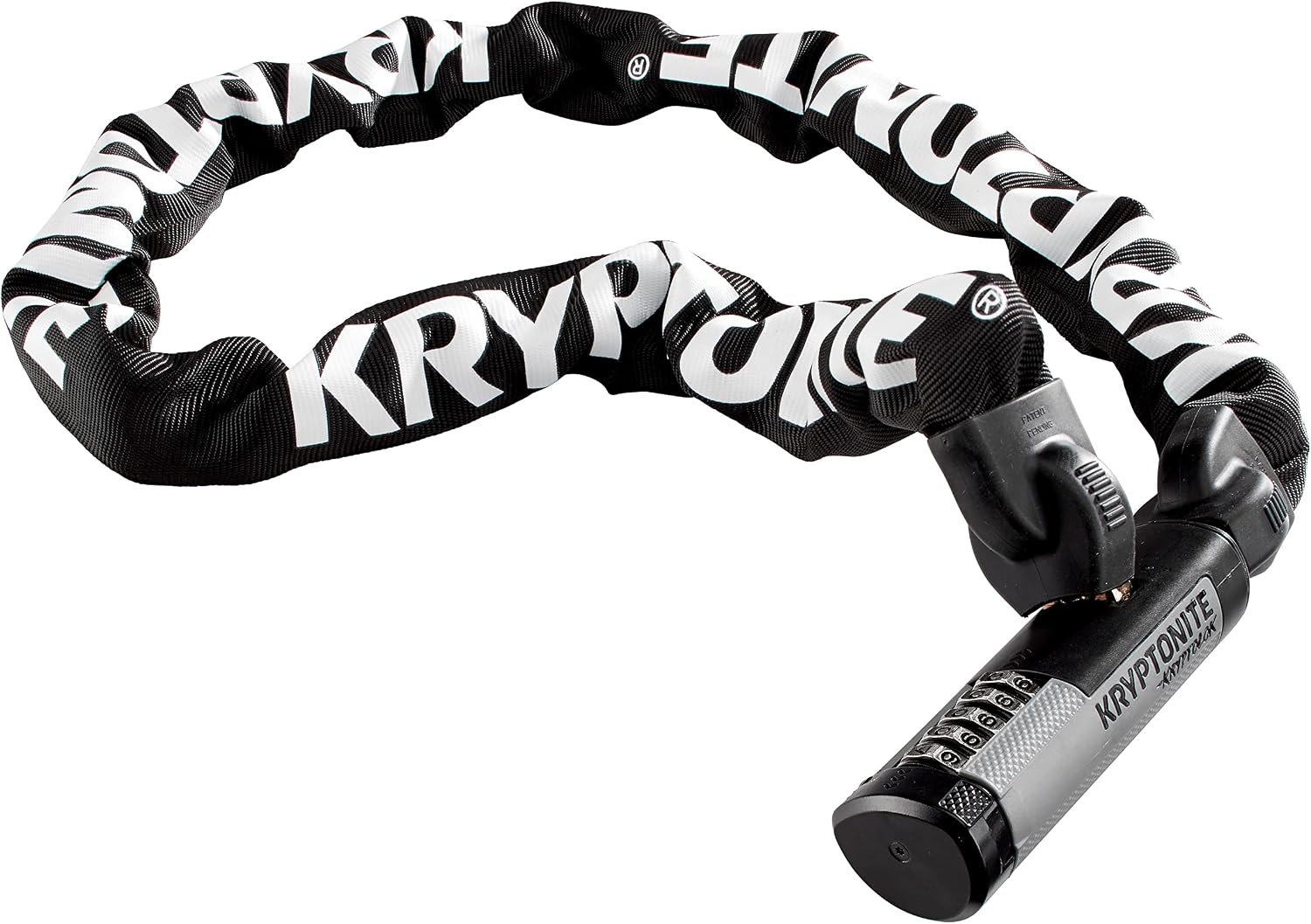 Kryptonite Kryptolok 912 9.5mm Combo Chain Bicycle Lock , Black | chain-bike-locks
