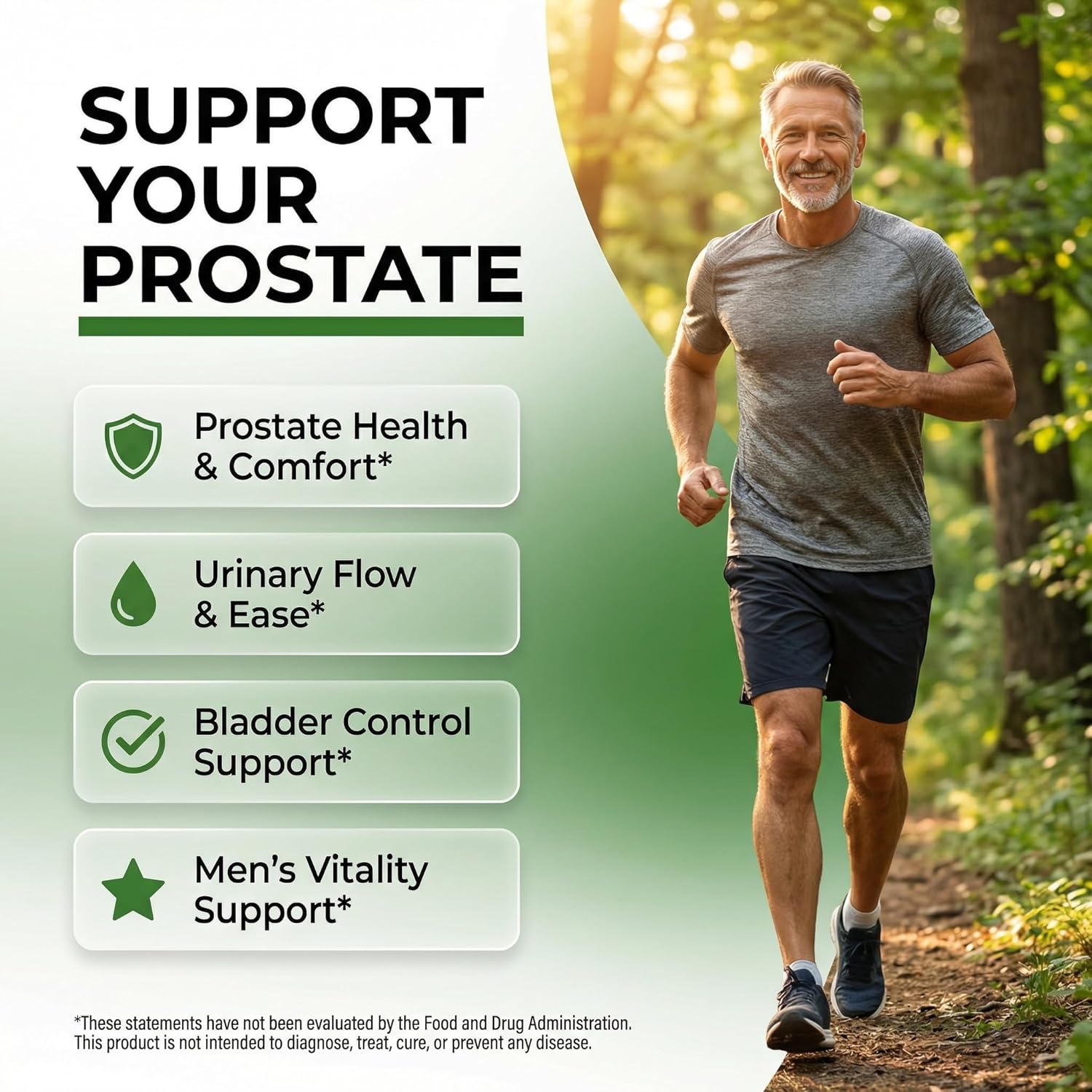 AndroFlow Saw Palmetto and Pumpkin Seed Oil Prostate Health Supplements for Men Pygeum Beta Sitosterol Lycopene Boron Zinc Selenium DIM Stinging