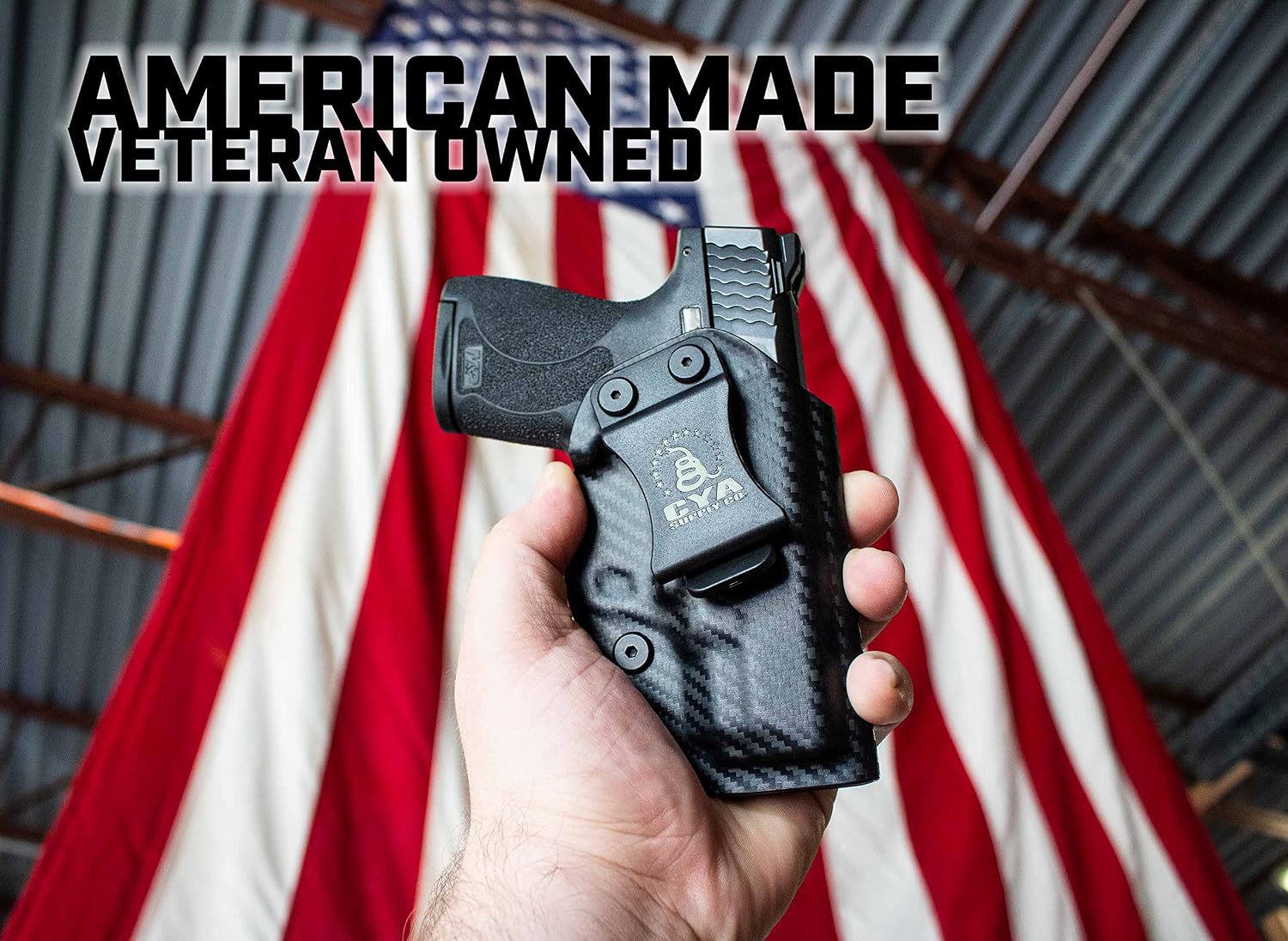 Base IWB Concealed Carry Holster Veteran Owned Made in USA - Fits