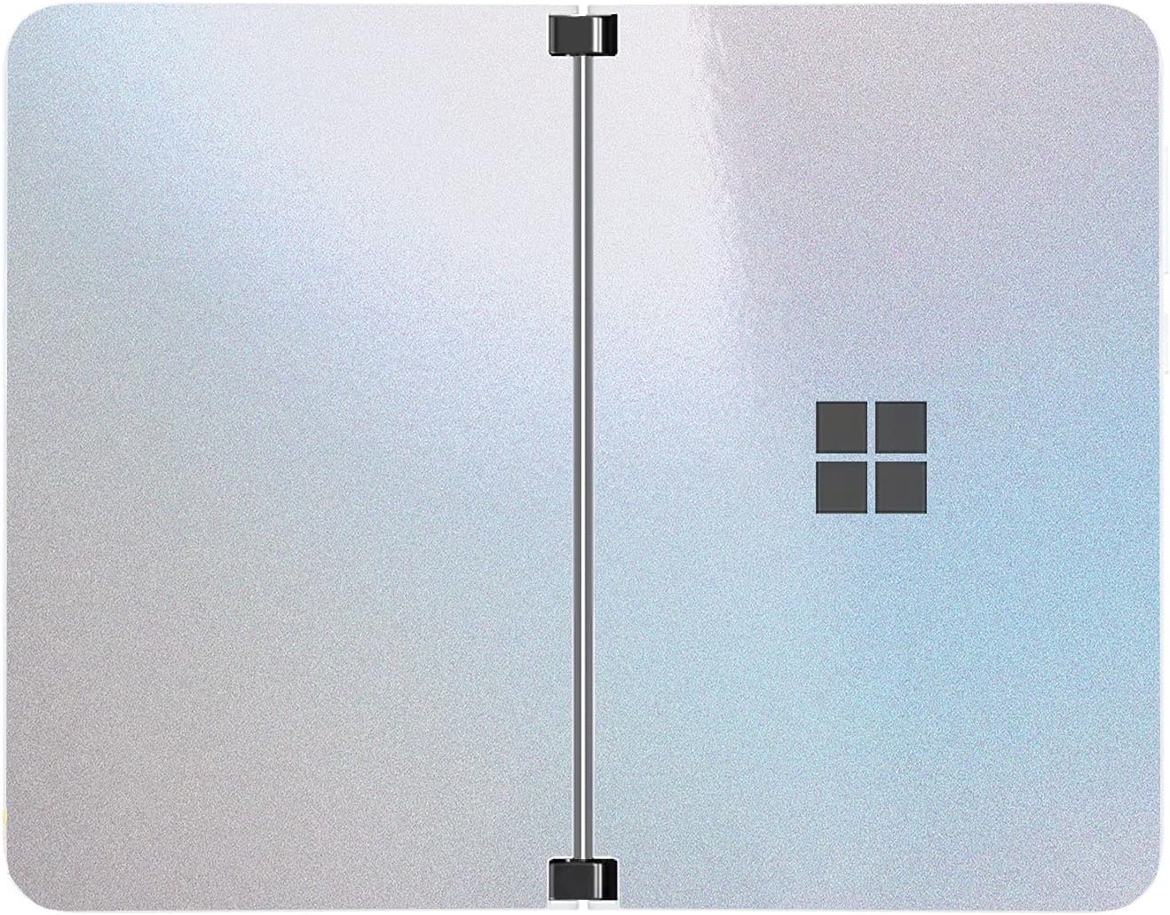 SopiGuard Sticker for Surface Duo Phone Edge-to-Edge Precision Vinyl Skin Wrap (Leather Textured)