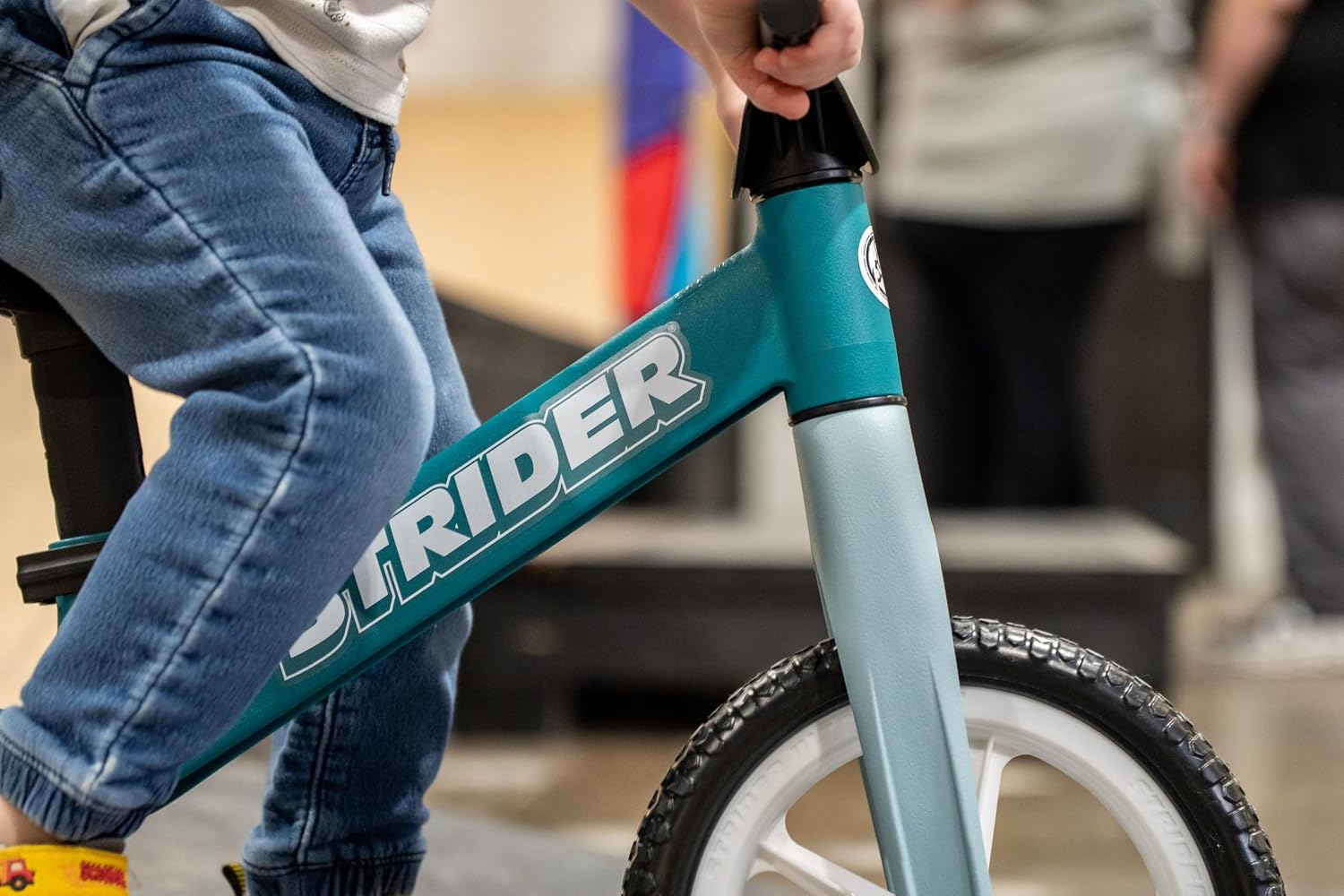 Strider 12 Comp, No Pedal Balance Bike for Kids Ages 1–3 Years | No-Pedal Composite Bike, Adjustable Seat, Lightweight Frame, Easy Assembly, Durable All-Weather Plastic, Never Flat Tires