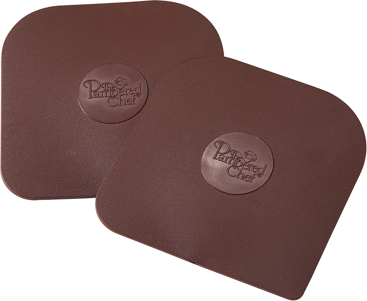 Pampered Chef Nylon Pan Scrapers Set of 3 in Brown