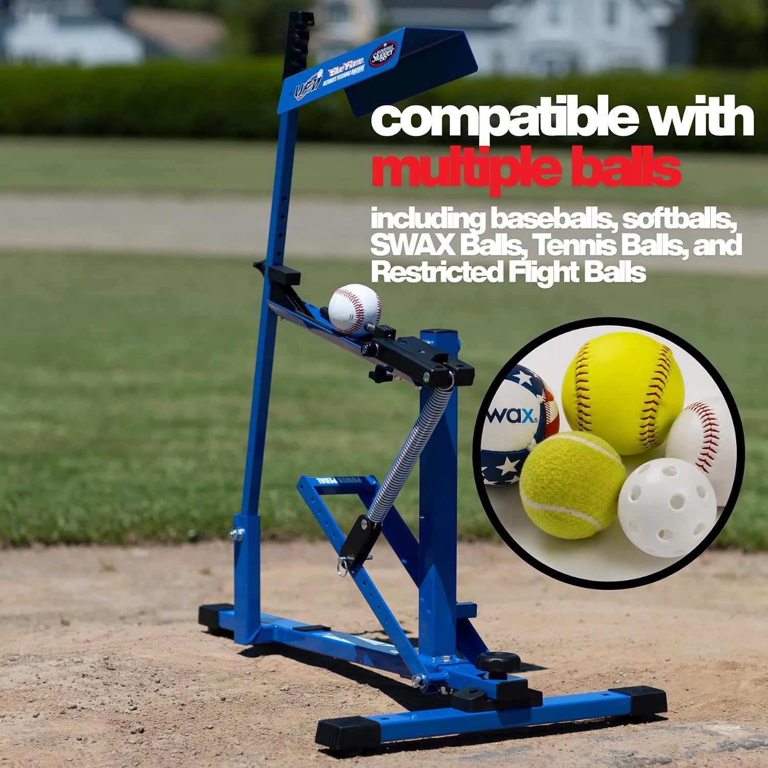 Louisville Slugger Blue Flame Pitching Machine