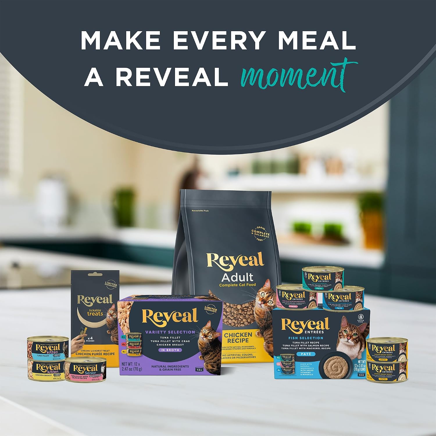 Reveal Tuna in Gravy Wet Cat Food 24-Pack 2.47 oz Cans
