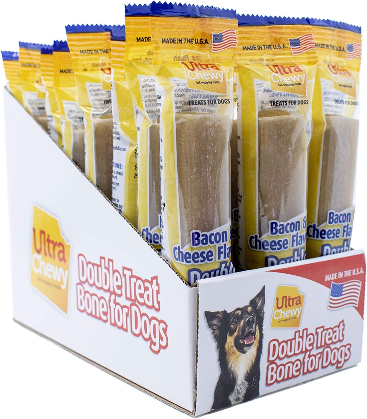 Ultra Chewy Chicken Double Treat Bones, 12 Count