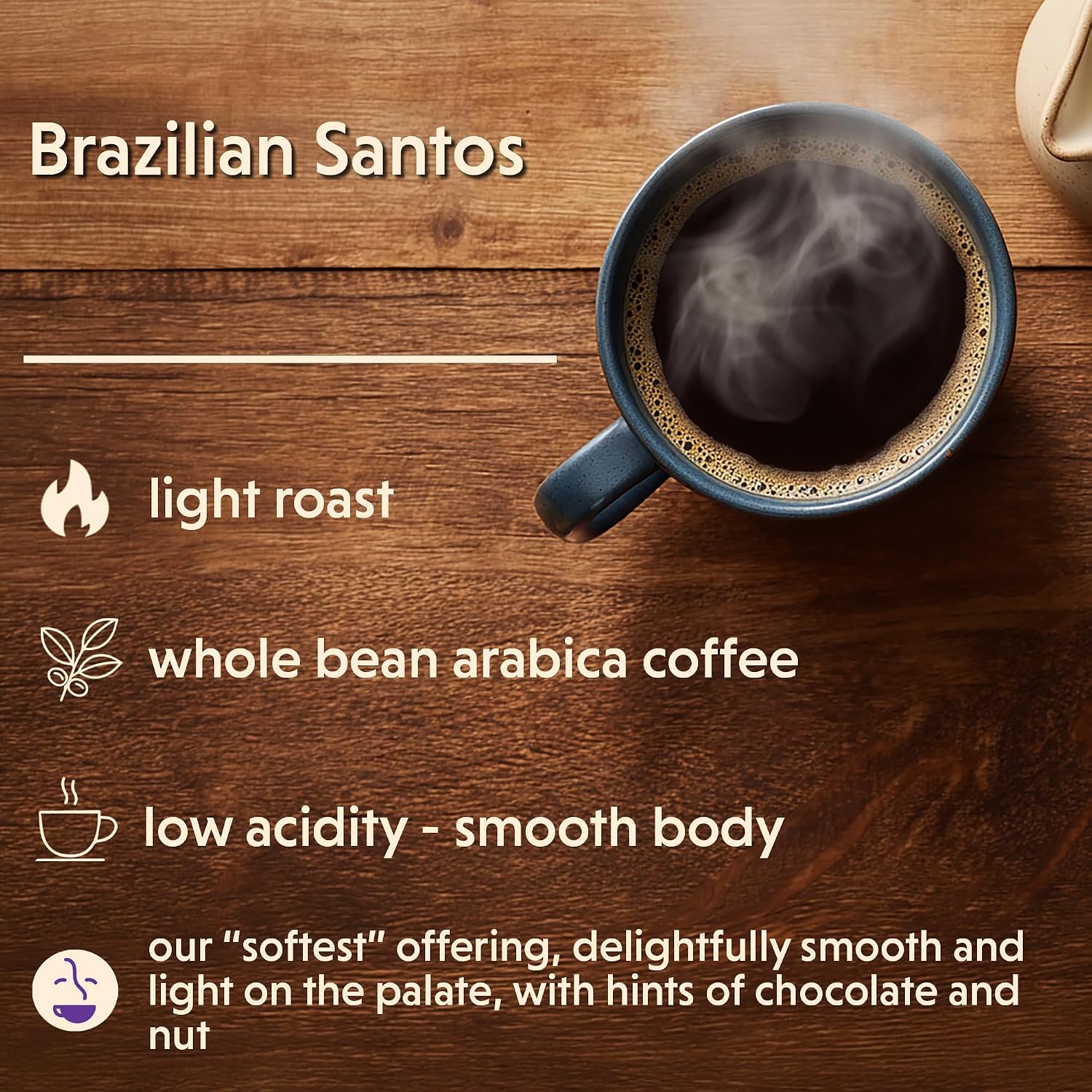 Coffee Bean Direct French Roast Colombian Supremo, Whole Bean, 1lb Bag | Dark Roast, Single Origin Arabica Coffee Beans