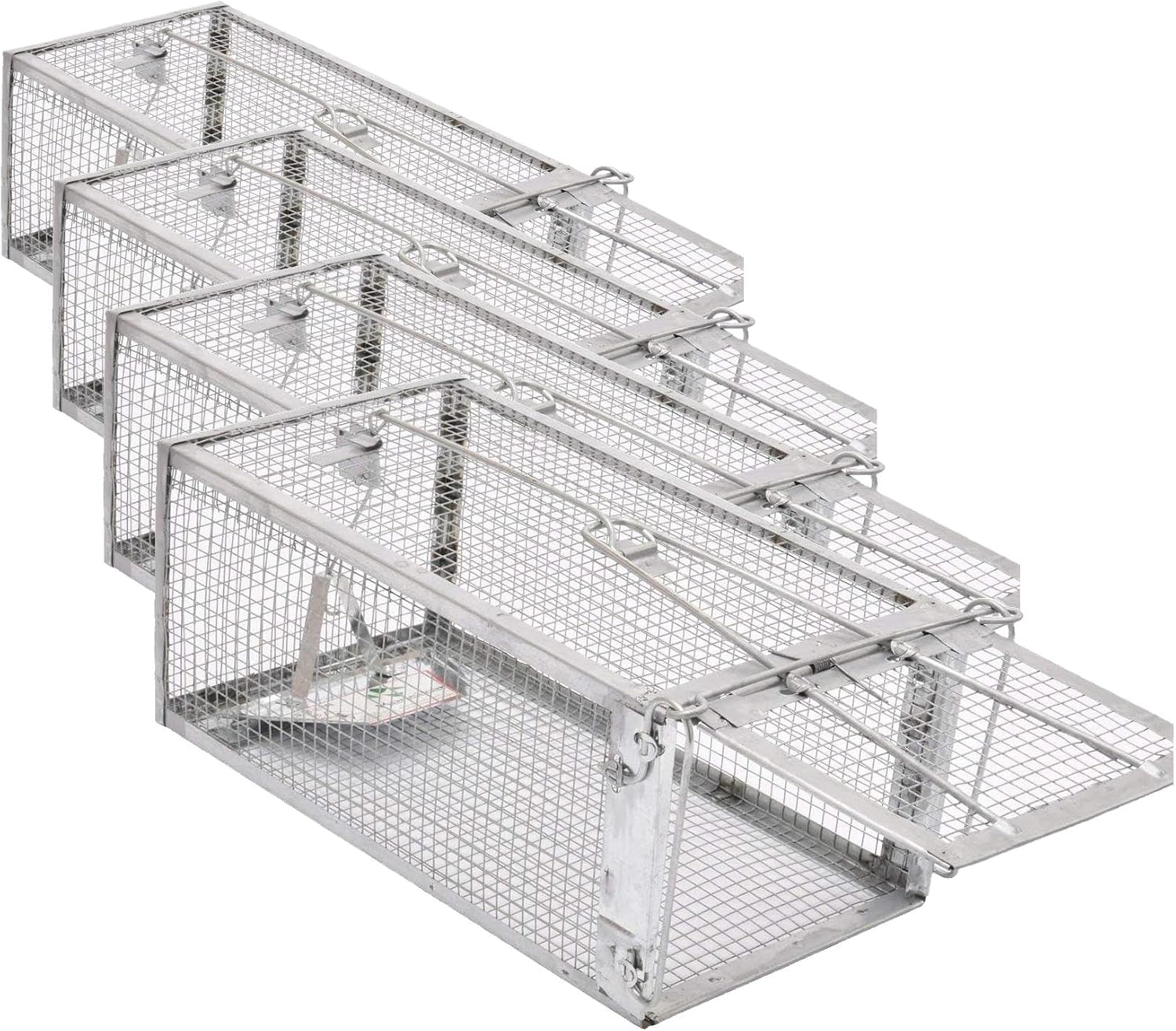 Kensizer Humane Rat Trap, Small Mouse Traps 10.5" L x 5.5" W x 4.5" H | Chipmunk Rodent Trap, Indoor and Outdoor, Mouse Voles Hamsters, Live Cage Catch and Release, 1-Pack
