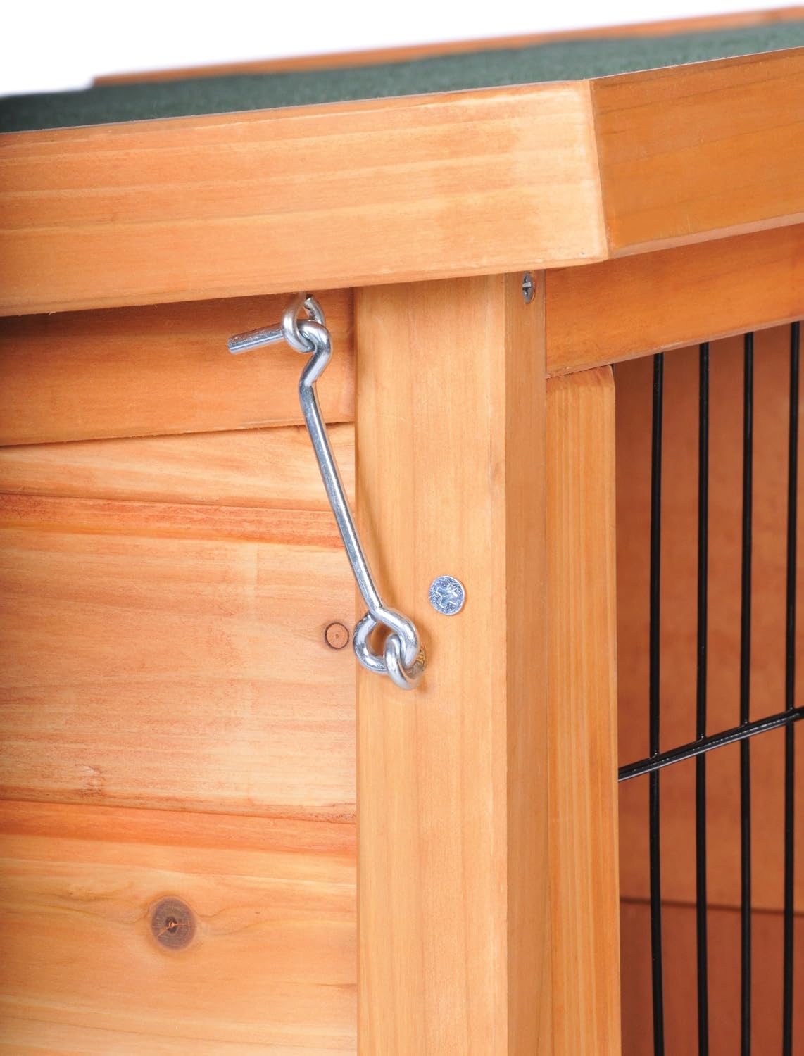 Prevue Hendryx Prevue Pet Products Small 460 Rabbit Hutch, Stained Wood