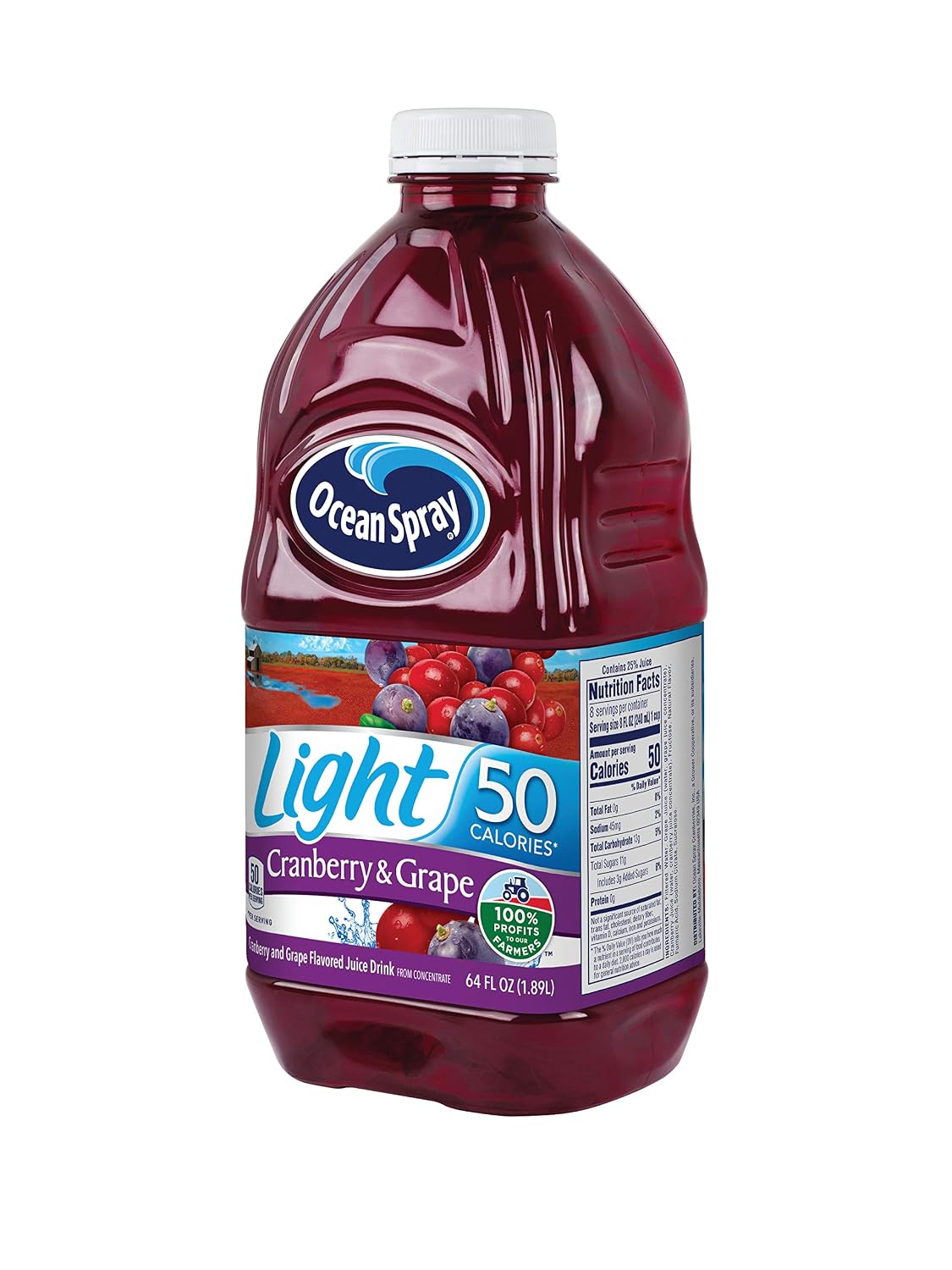 Ocean Spray® Cran50™ Cranberry Juice Drink, 64 Fl Oz Bottle (Pack of 1)