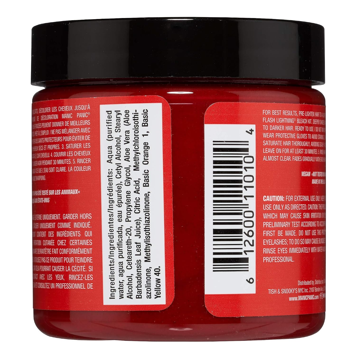 MANIC PANIC Classic Cotton Candy Pink Semi Permanent Hair Color - Bright Pink Hair Dye for Women & Men That Lasts 4-6 Weeks - Vegan, Ammonia & Cruelty-Free - Create & Mix Custom Shades (4oz / 2pk)