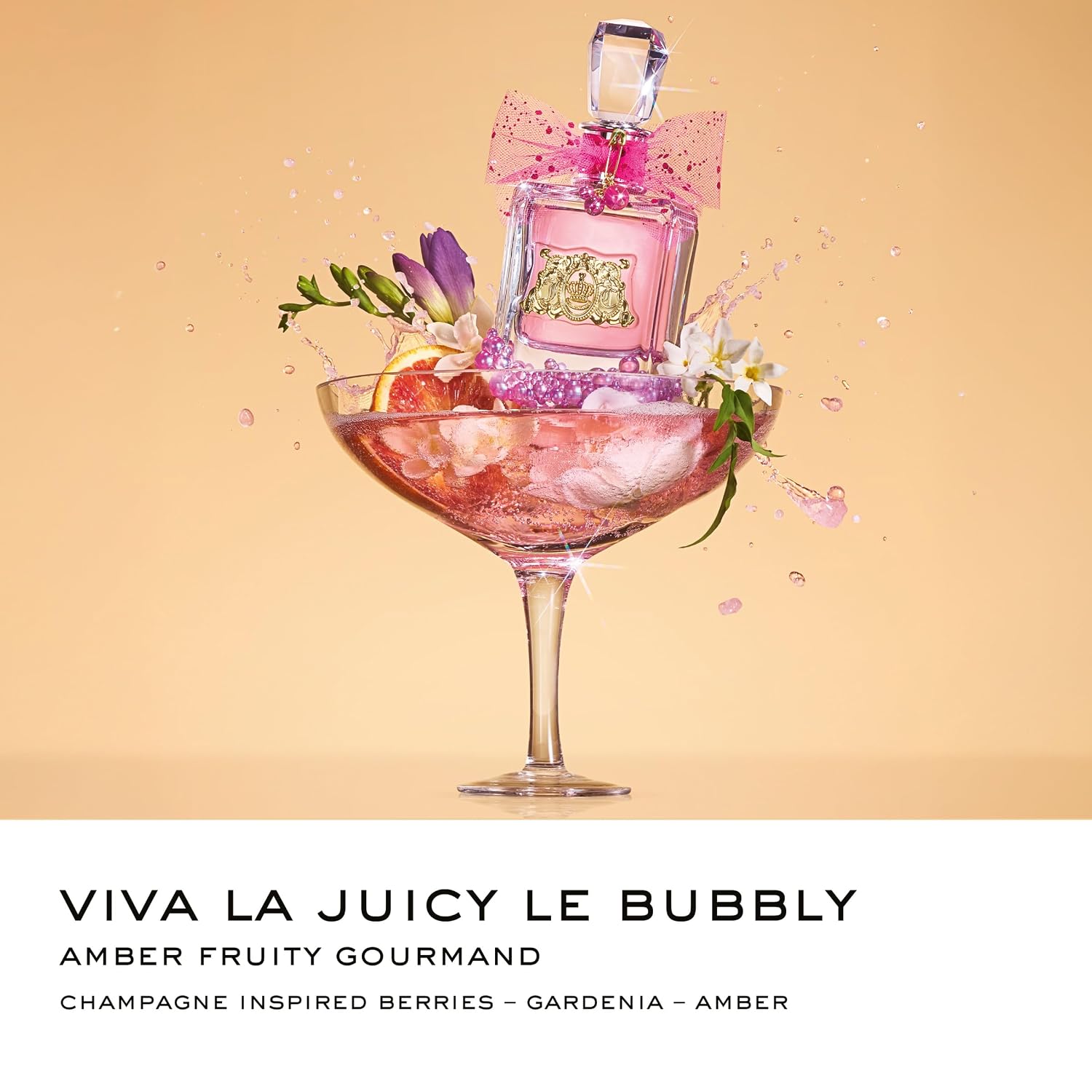 Juicy Couture Viva La Juicy Eau De Parfum, Women's Perfume with Notes of Mandarin, Gardenia & Caramel, Floral & Sweet Perfume for Women, EDP Spray