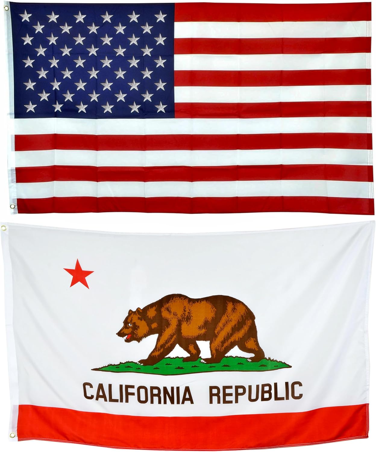 Shop72 American Flag 5x8 Ft, Allegiance to USA, American Flags for Outside, Our Allegiance To Freedom, This Garden Banner Made Heavy Duty to work outside as well, Bandera De Estados Unidos