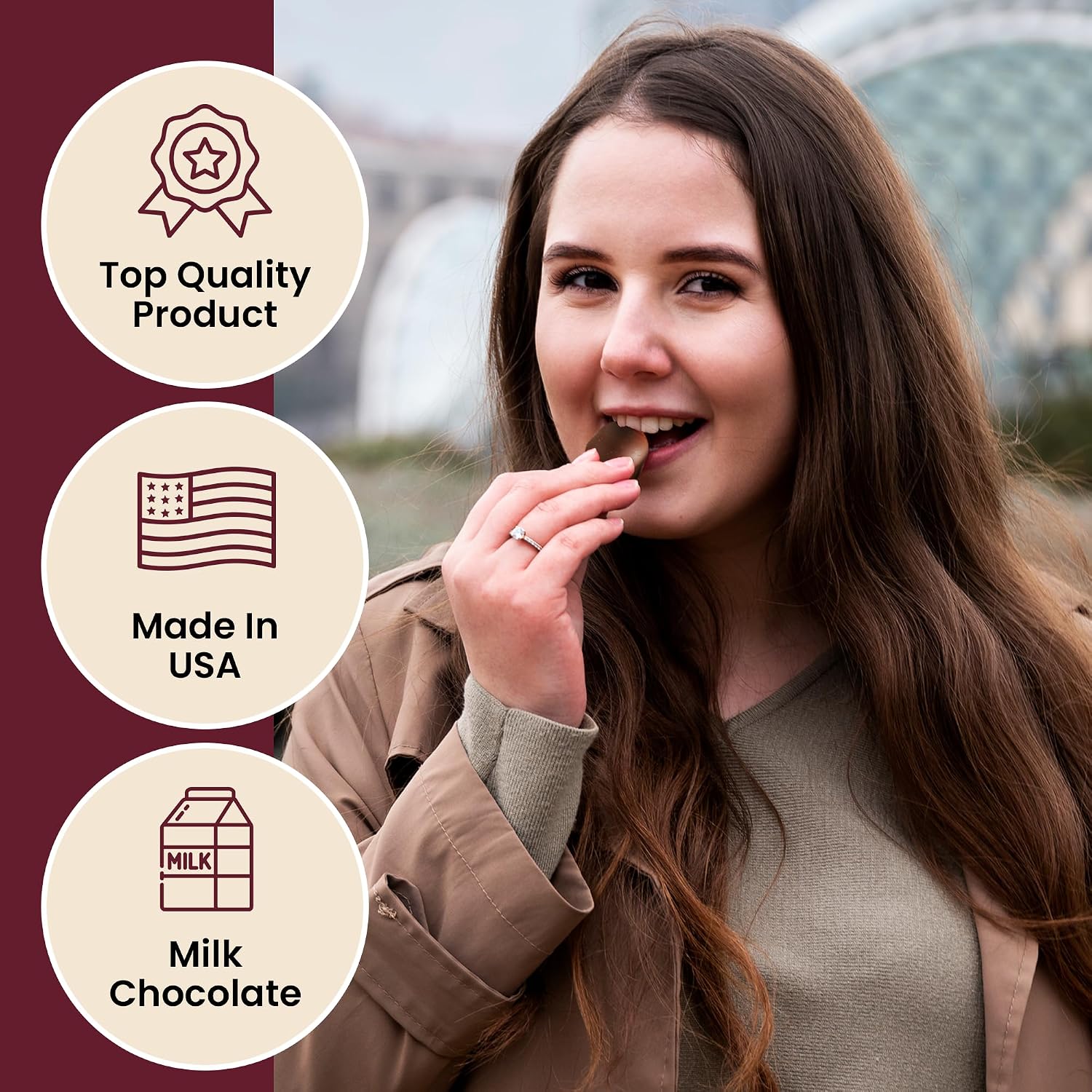 Queen Anne French Vanilla Chocolate Covered Cordial Cherries | 6.6 oz | 10 Piece Gift Boxes | Whole Maraschino Cherry Creamy Filled Liquid Center | Holiday Party Chocolate Candy