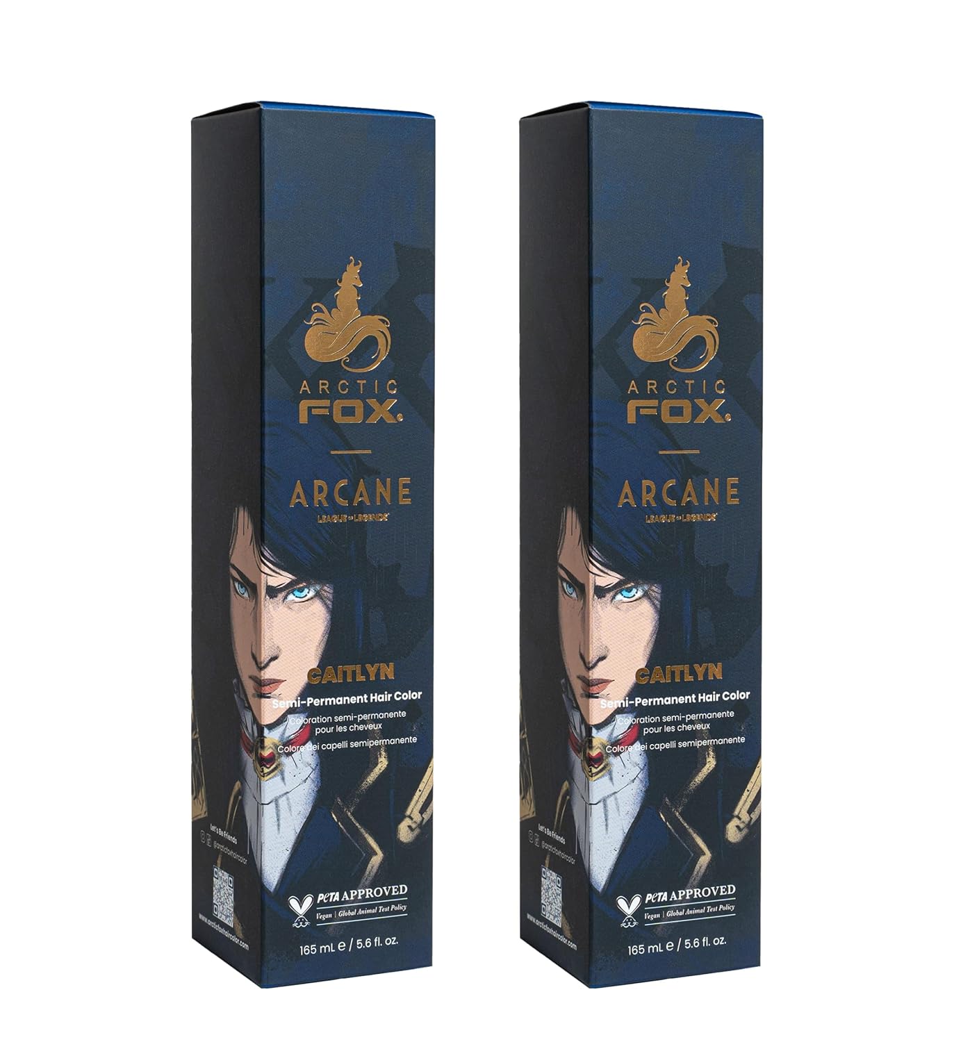 ARCTIC FOX Virgin Pink Semi-Permanent Hair Color - Vegan - 4 fl oz | Vivid and Vibrant, Cruelty Free, Ammonia Free, Peroxide Free, , Cream Formula