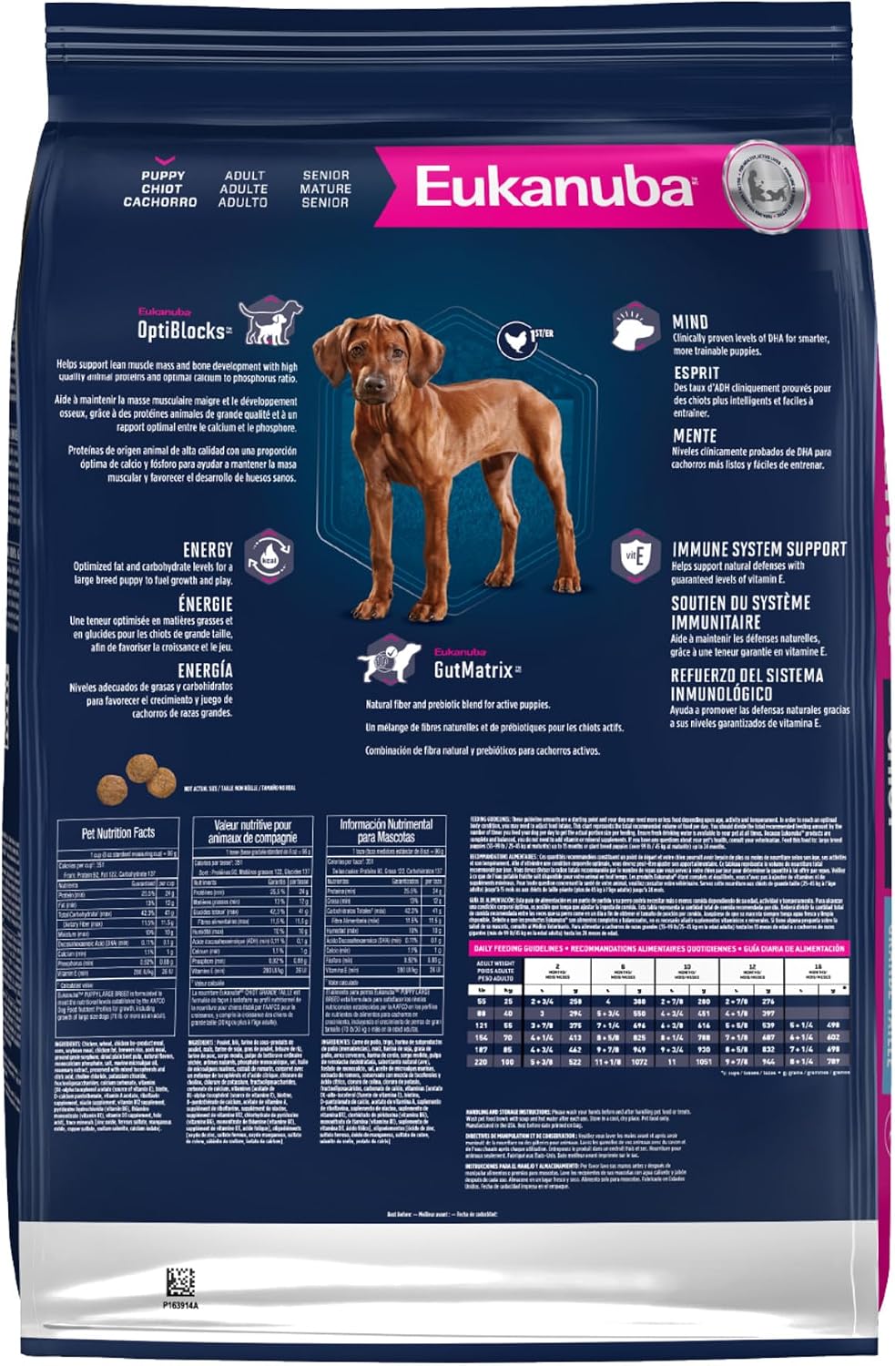 Eukanuba Puppy Large Breed Dry Dog Food, 4.5 lb Bag.