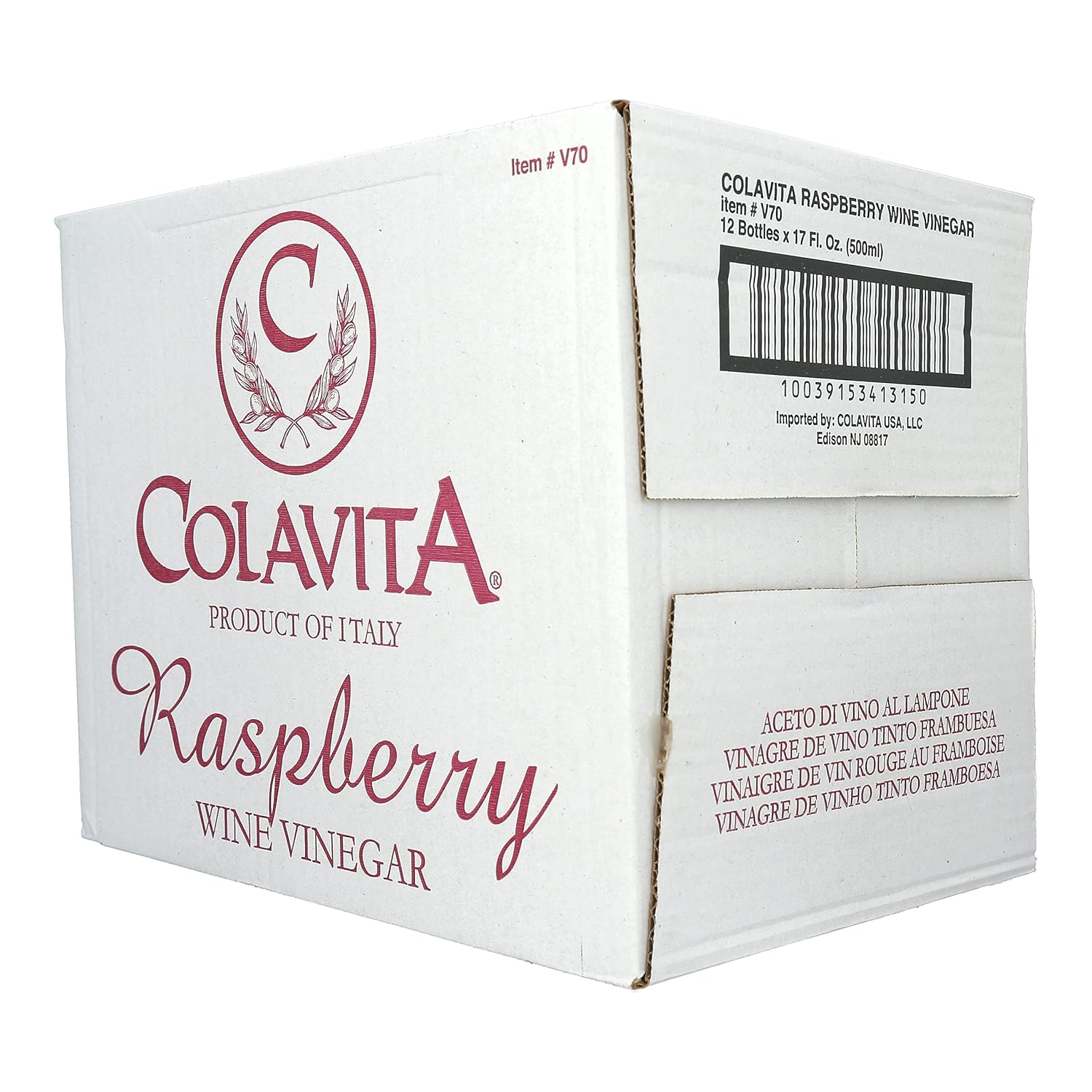 Colavita Wine Vinegar - Aged White Wine Vinegar, 17 Fl Oz