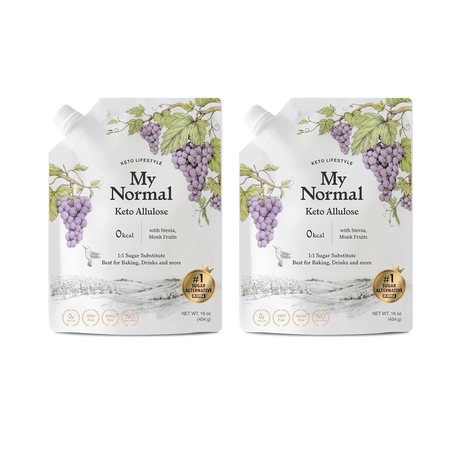 My Normal Keto Allulose Syrup - 1:1 Sugar Substitute, Zero Calorie 17.10 oz