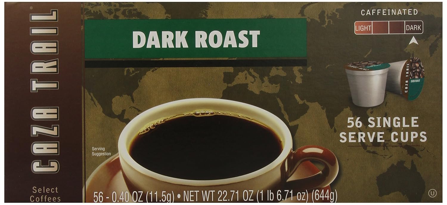 Caza Trail Coffee, Kona Blend, 100 Single Serve Cups